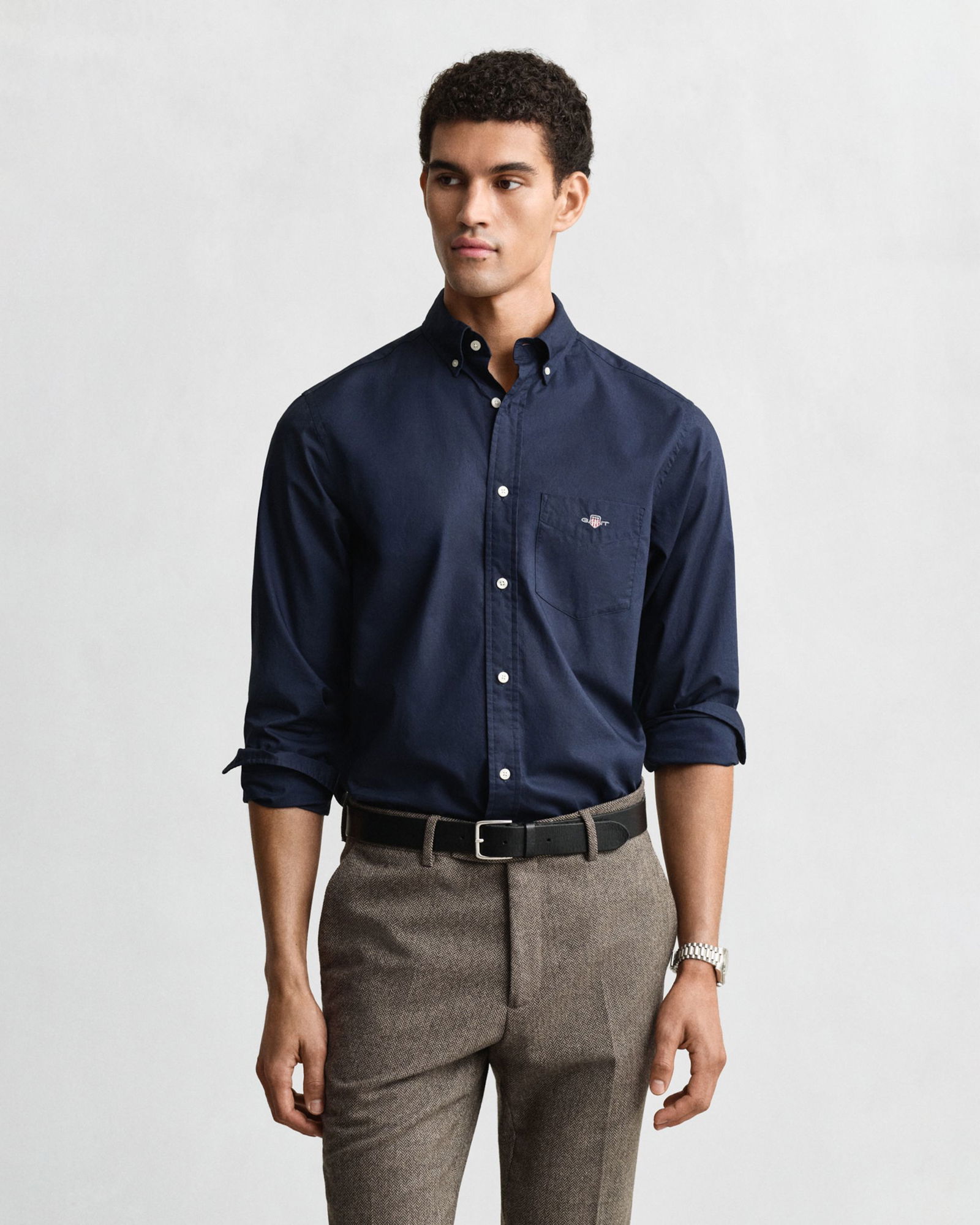 Gant | Gant Classic Popeline Hemd | XXL | marine