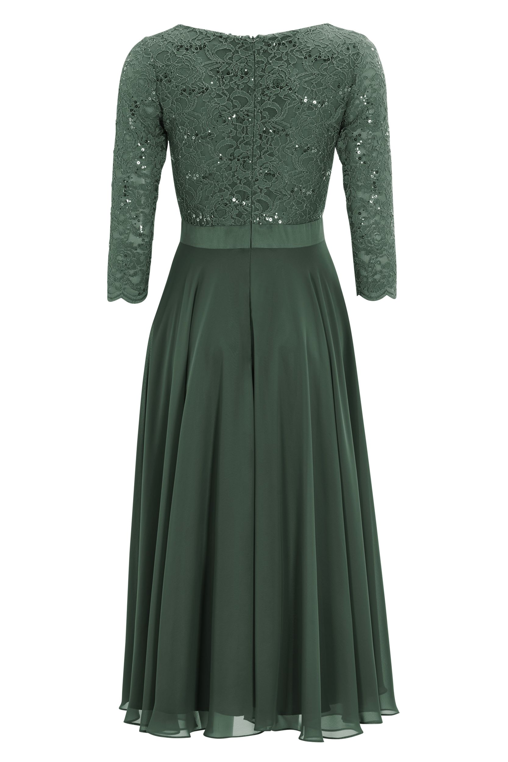 SWING |  SWING Kurzes Kleid  | 42 | summernight green