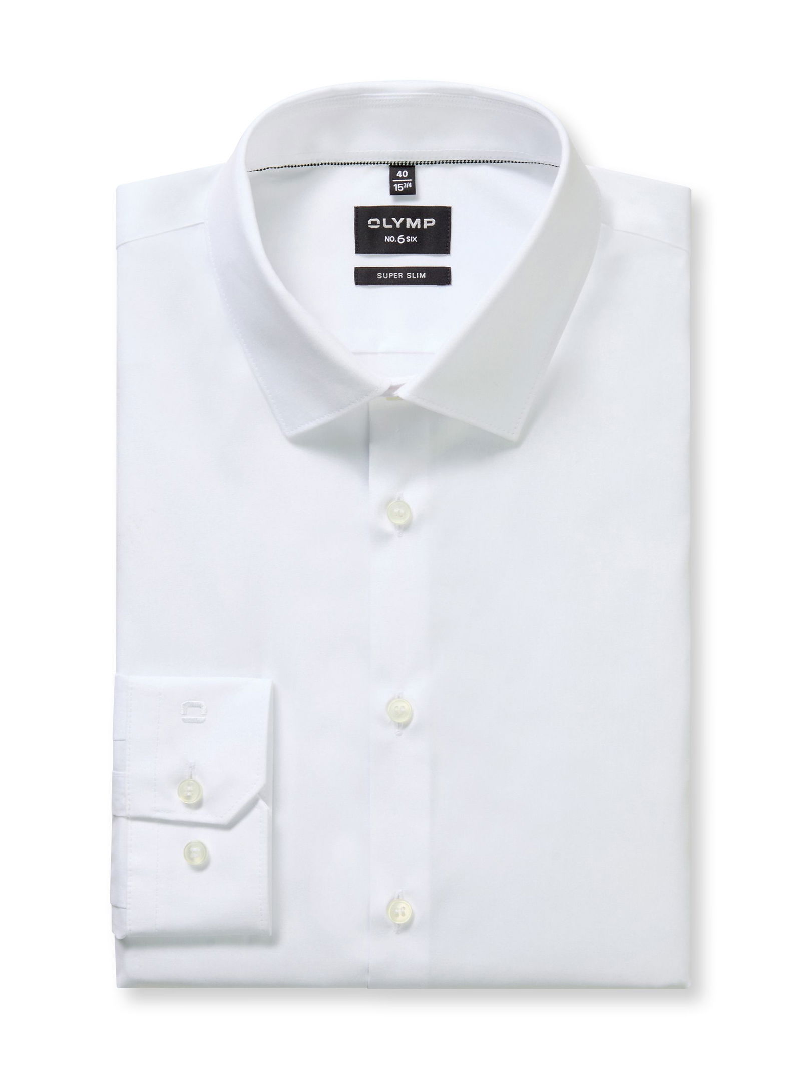 Olymp |  Olymp Hemd Super Slim | 41 | weiß