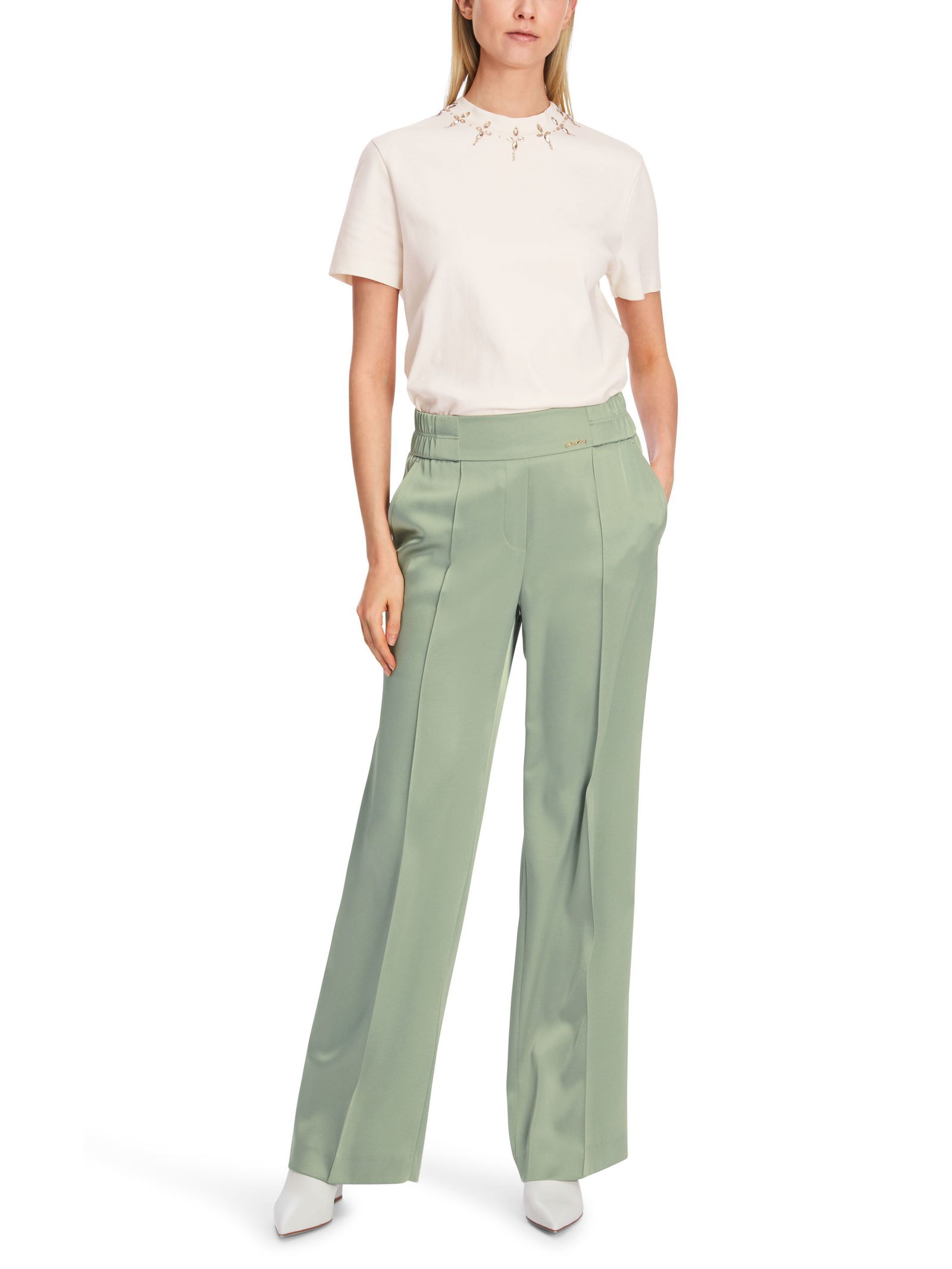 Marc Cain Collections | Marc Cain Collections Schmale Hose | 38 | grün