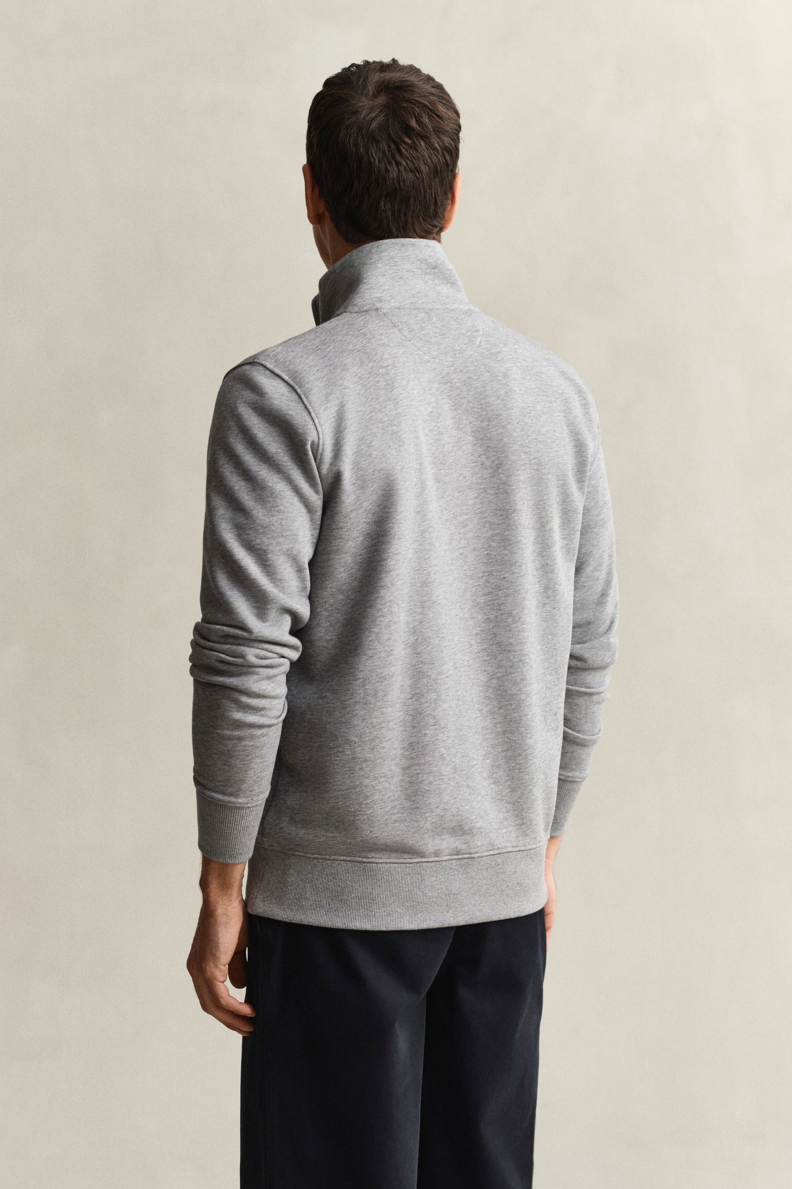 Gant |  Gant Sweatjacke "Shield" | XXXL | grey melange
