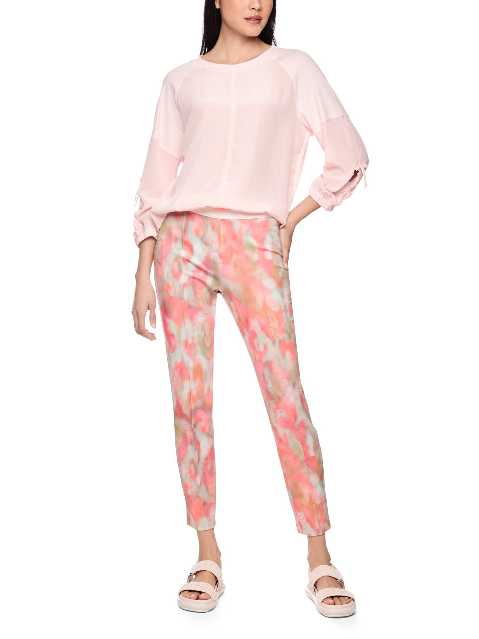 Marc Cain Scuba-Jersey Leggings Hose SOFIA, candlelight peach #2
