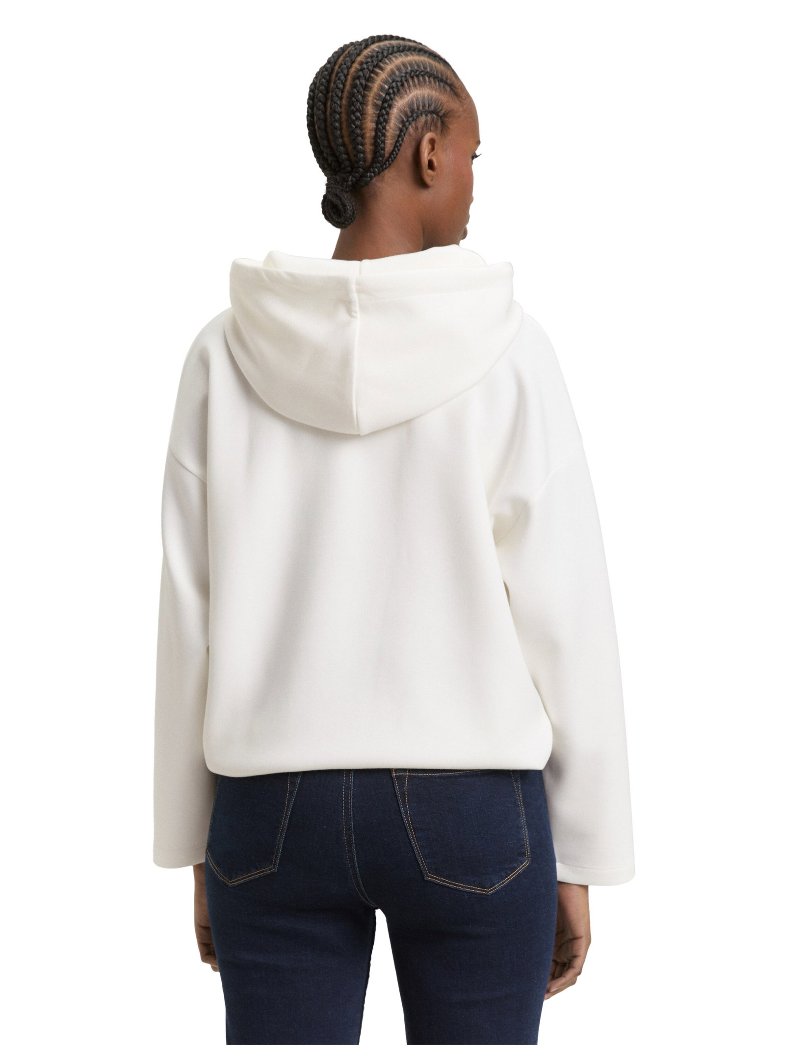 Loose Fit Scuba Hoodie Sweatshirt #4