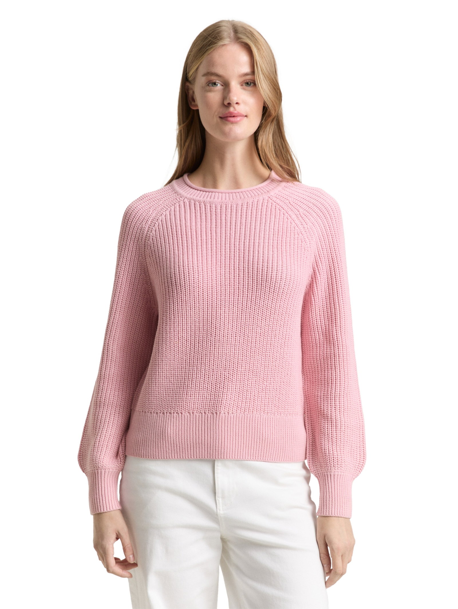 Strickpullover mit leichten Ballonärmeln #6