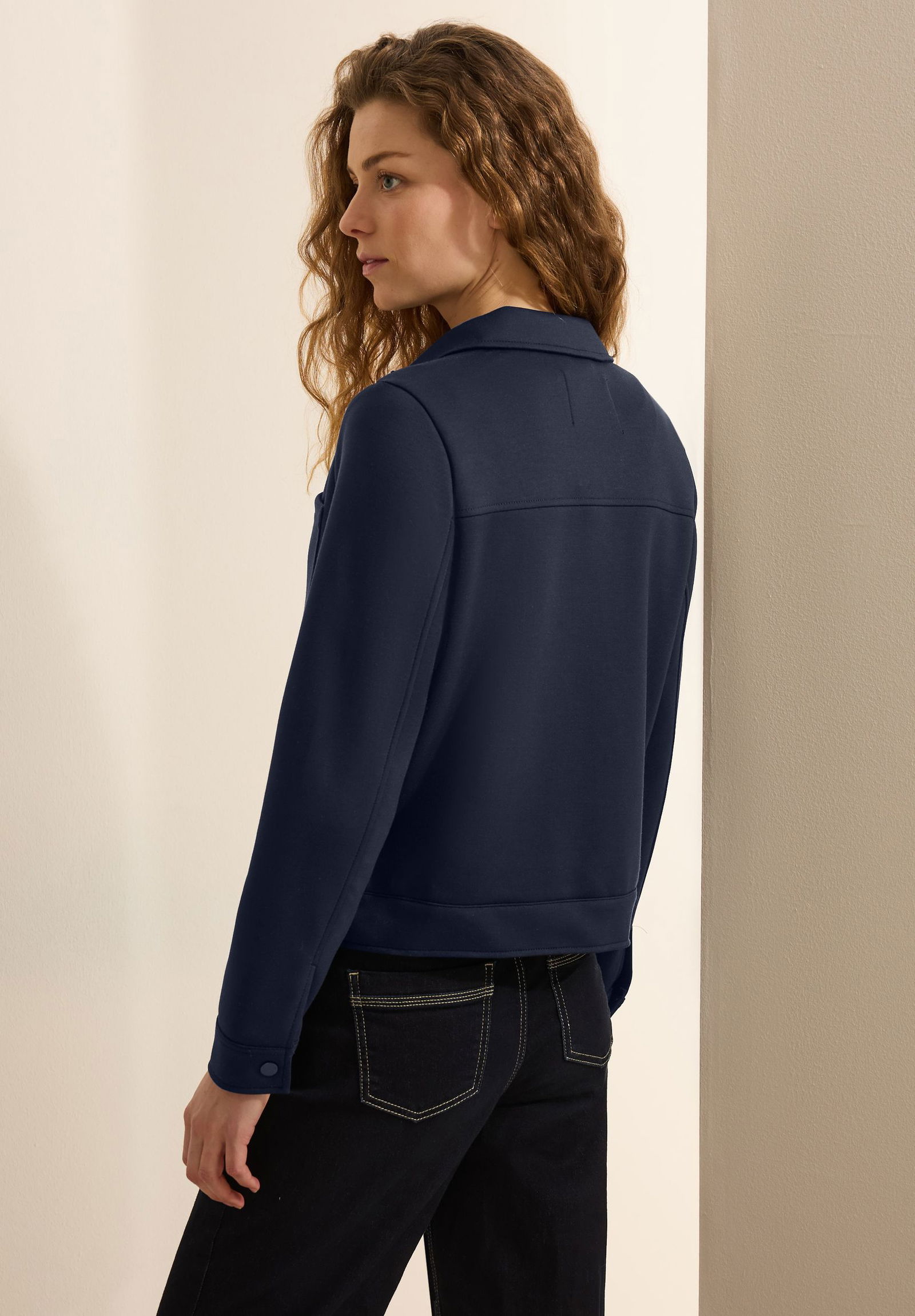  |  Kurze Sweatjacke | S | universal blue