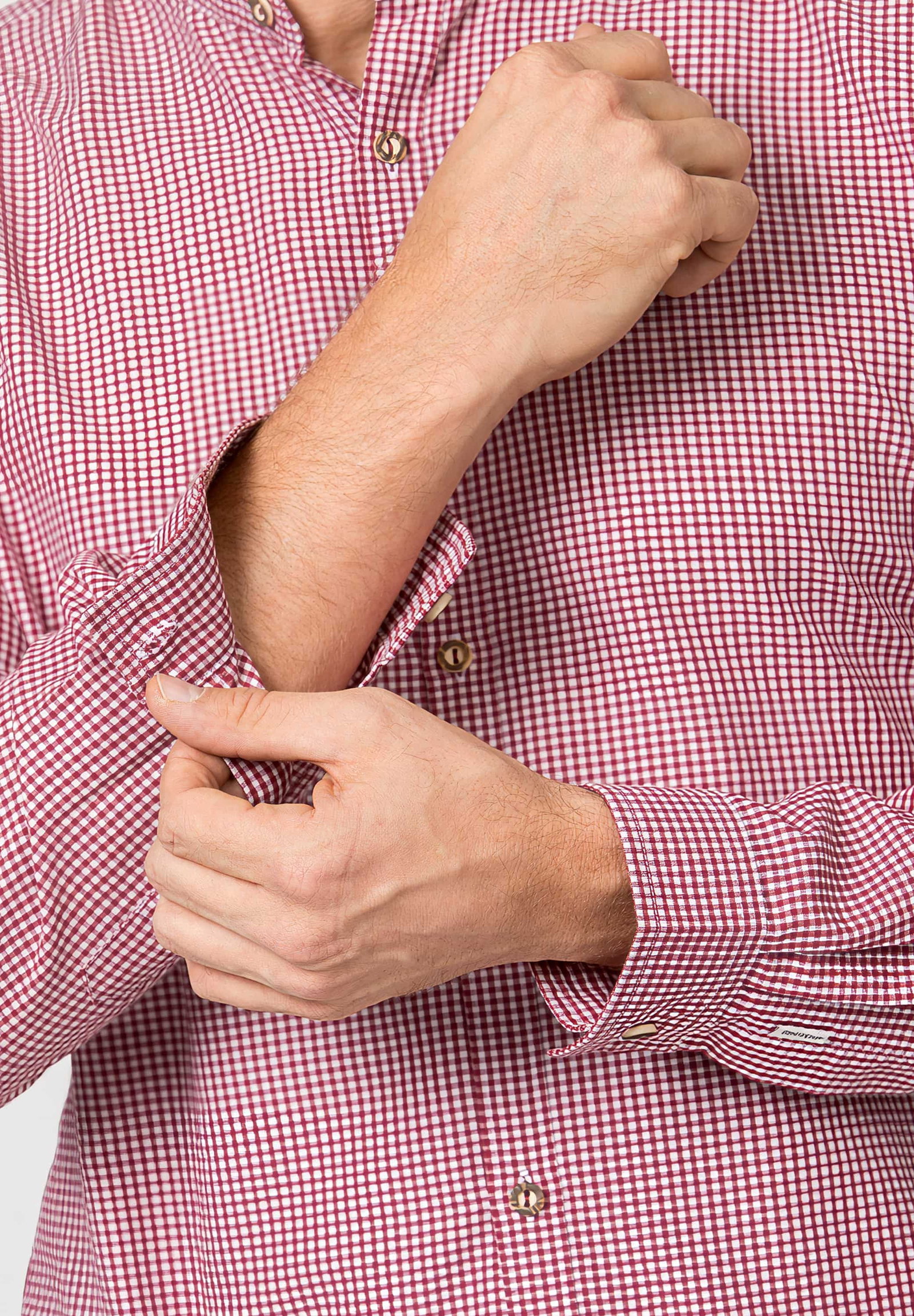 Stockerpoint Trachtenhemd Marius rot #5
