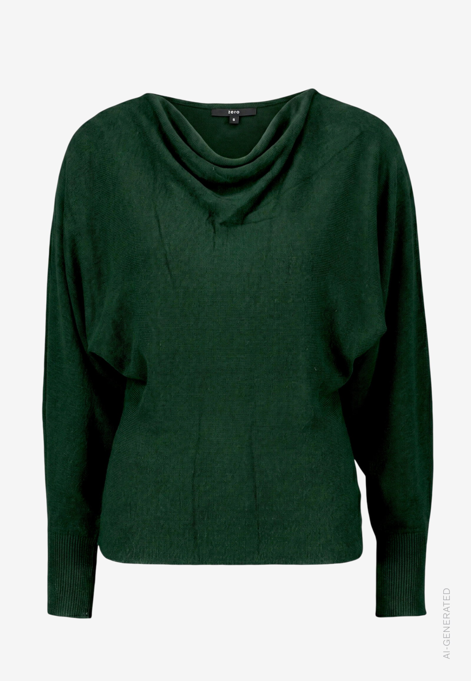Strickpullover Kurz 1/1 Arm, Green Forest #1