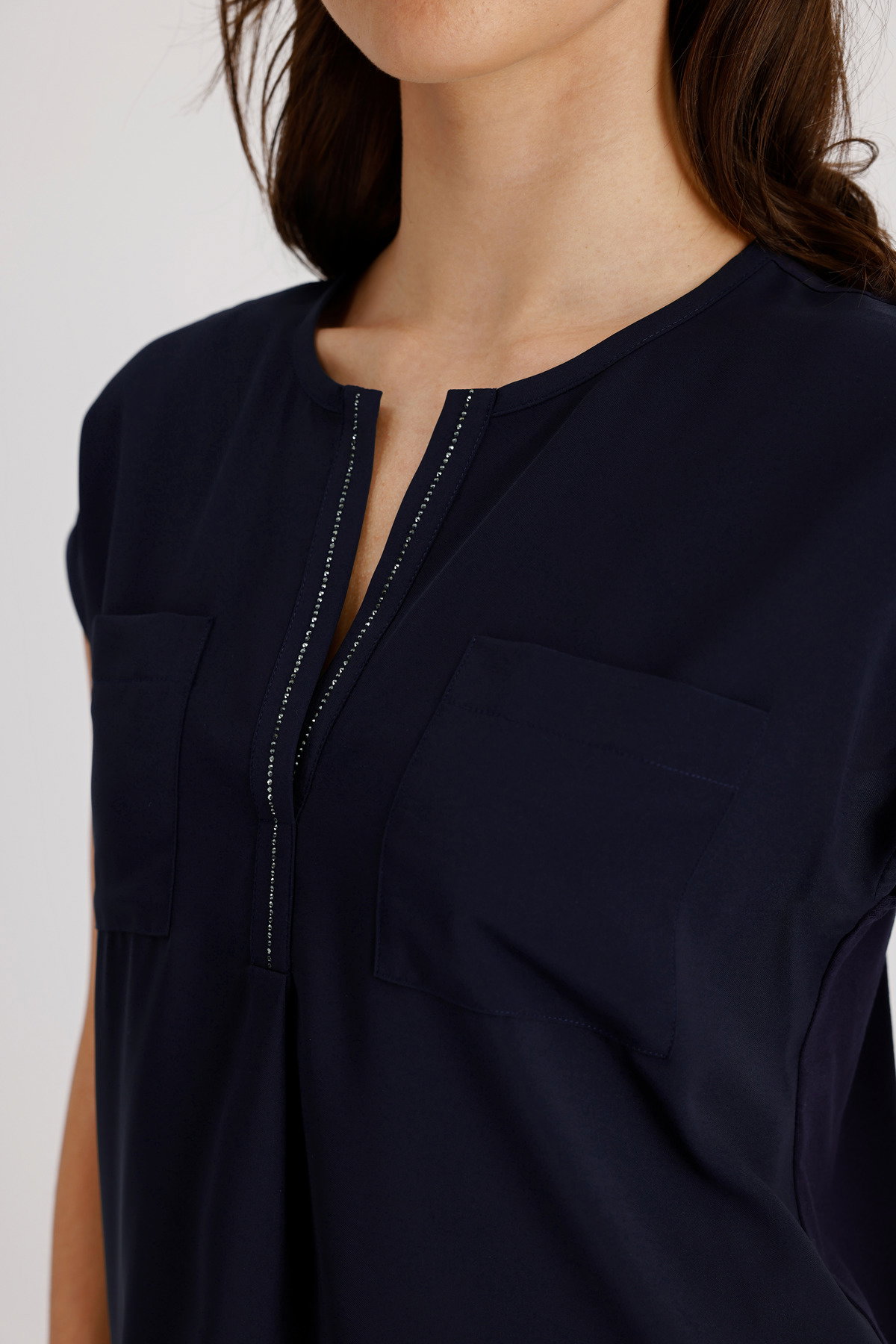 Bluse, marine #5