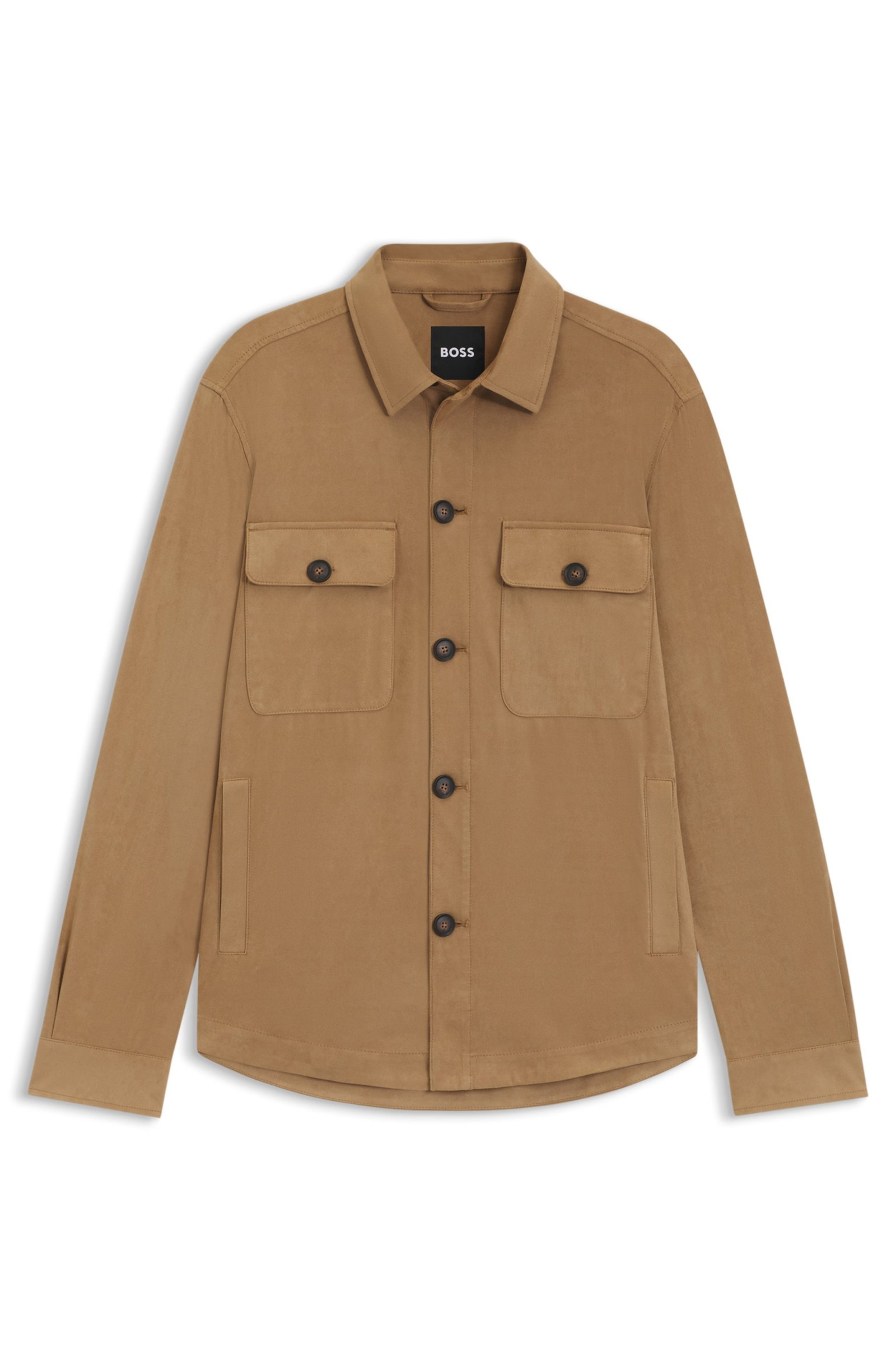 BOSS Black Relaxed-Fit Overshirt "C-Carper" #1