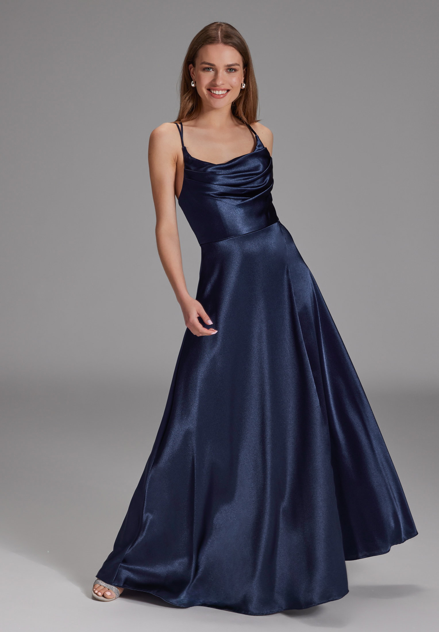 Hey Kyla Satin-Abendkleid mit Gehschlitz #6