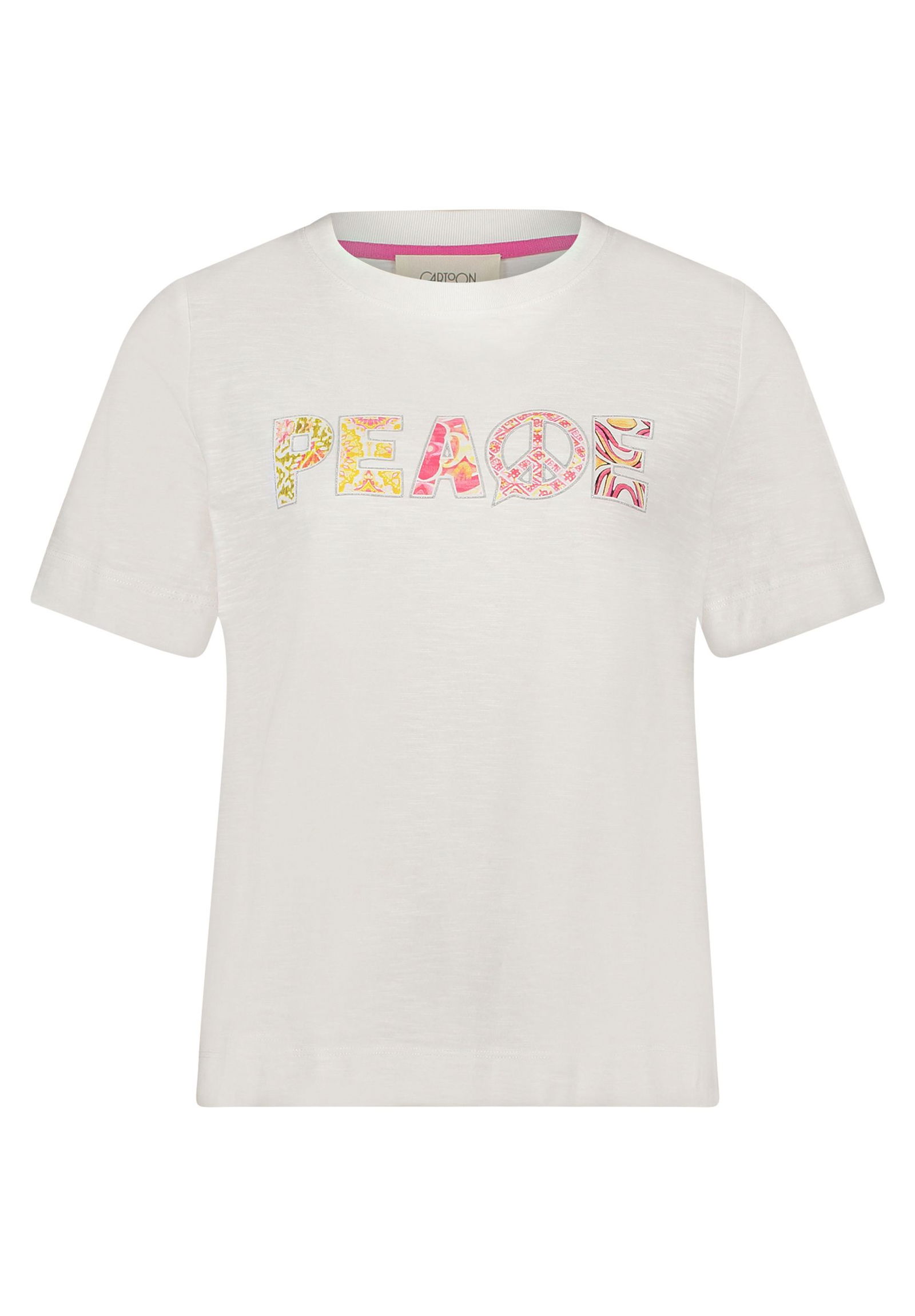 Cartoon | Printshirt | 42 | patch cream/pink