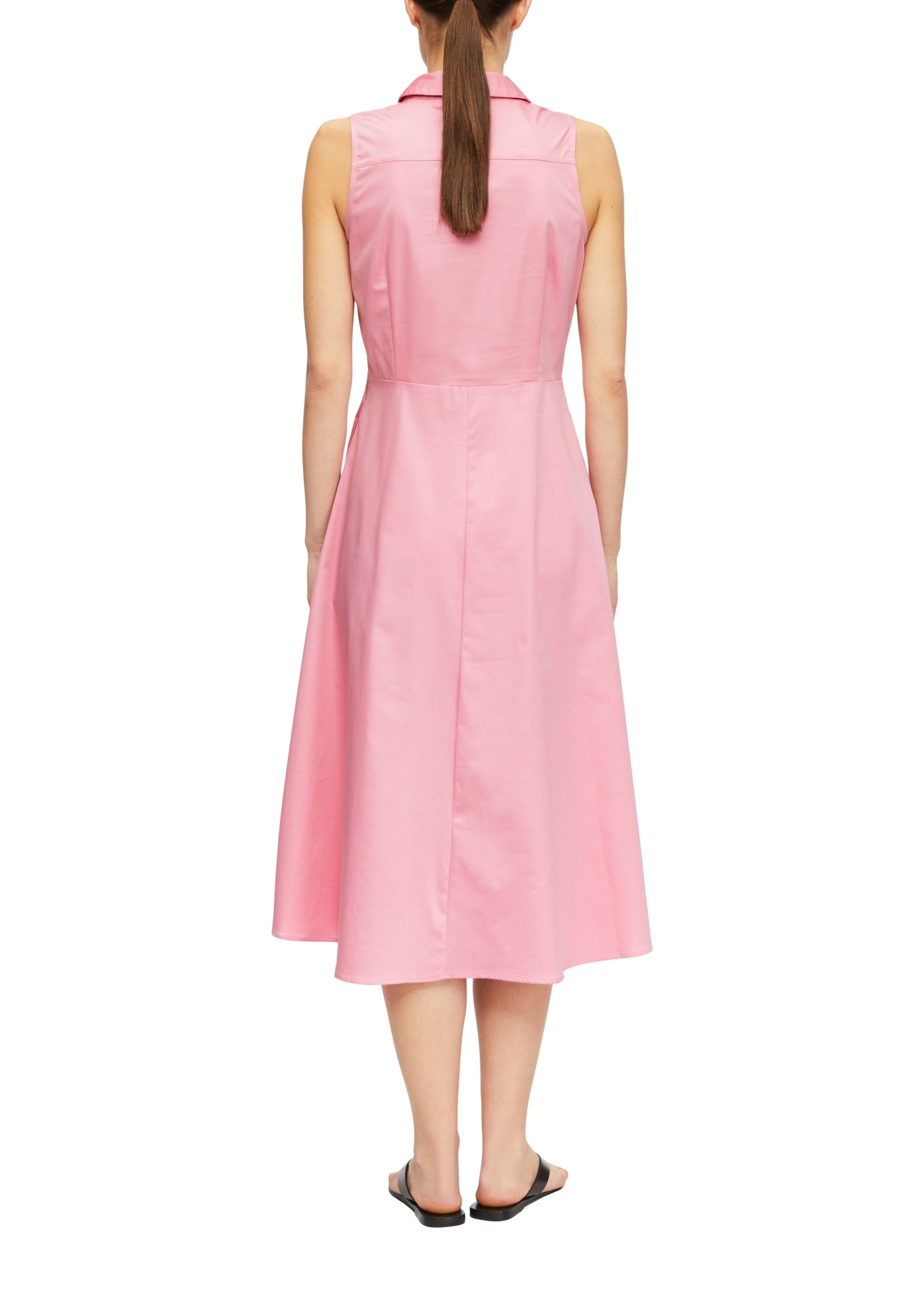 Comma taillierte Popeline-Kleid in Midi-Länge #6