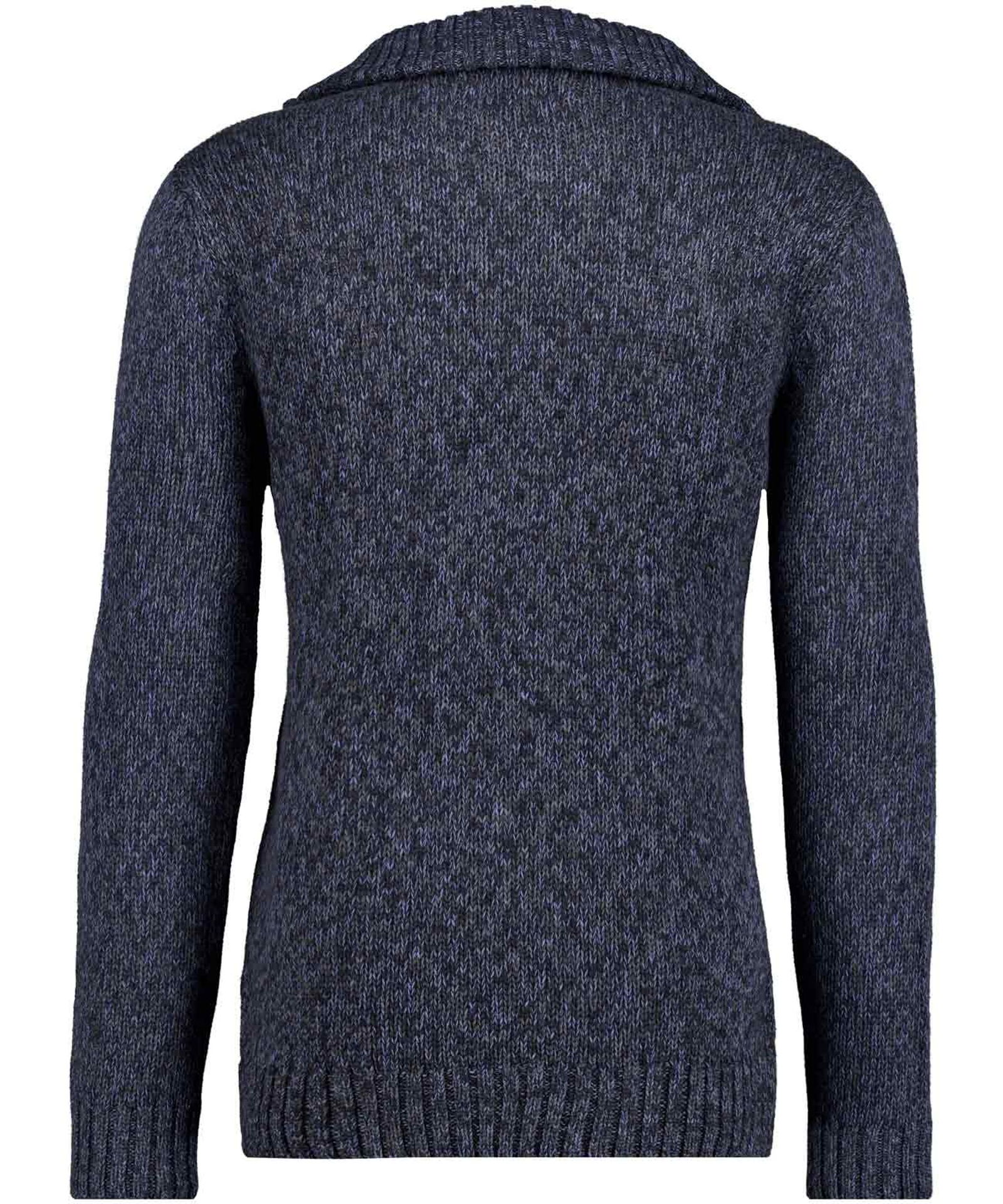 RAGMAN |  RAGMAN Pullover  | L | dunkelblau-grau mouliniert