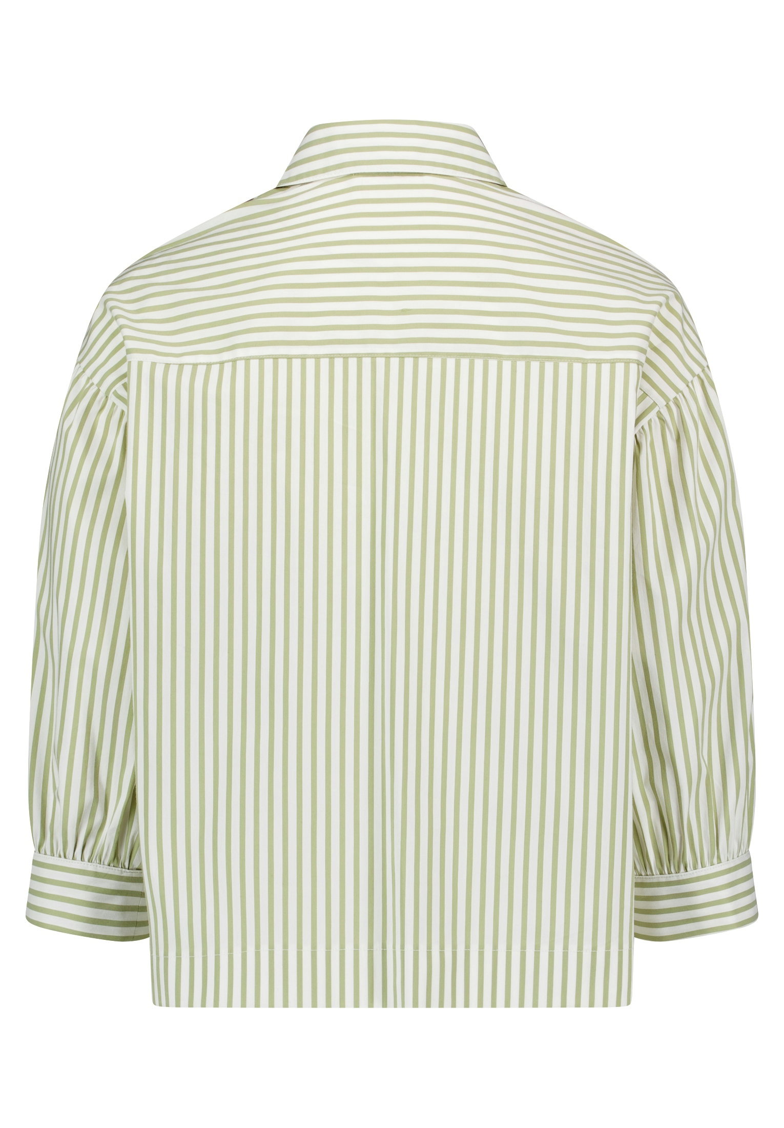 Bluse Kurz 3/4 Arm, Cream/Khaki #2