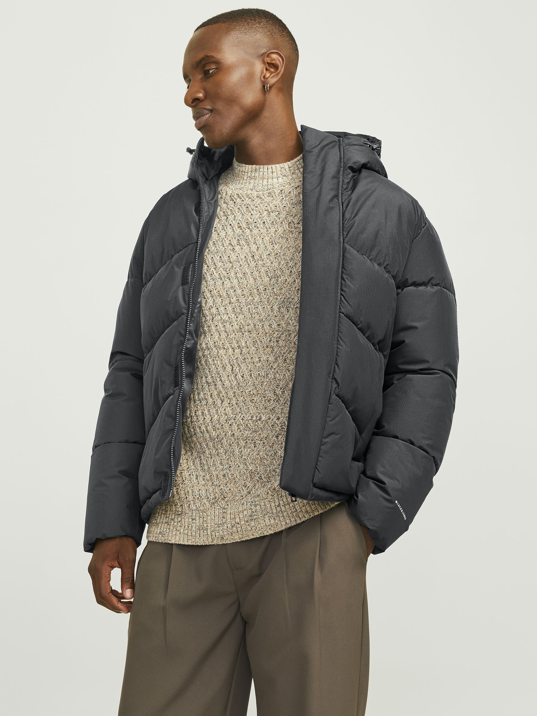 Jack&Jones |  Jack&Jones Puffer Jacket "JJWORLD" | L | asphalt