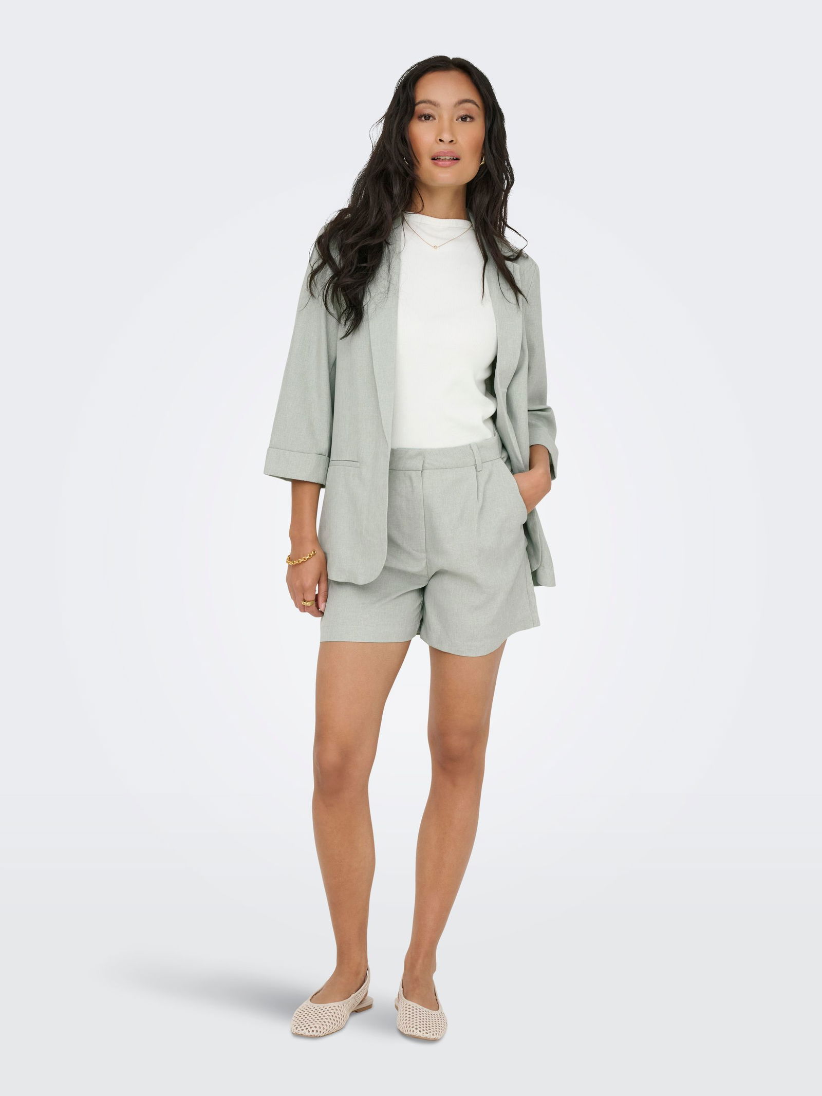 JDY |  JDY Longblazer  | M | smoke green