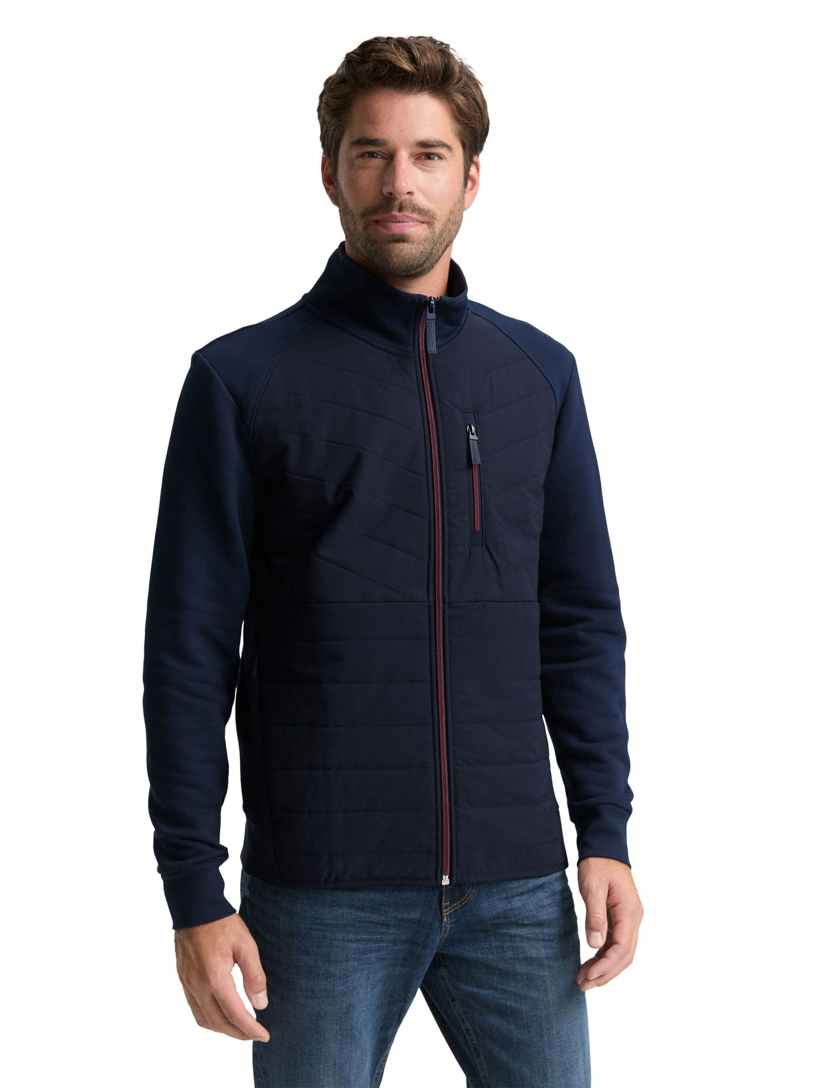 Tom Tailor | Tom Tailor Sweatjacke | XXL | sky captain blue