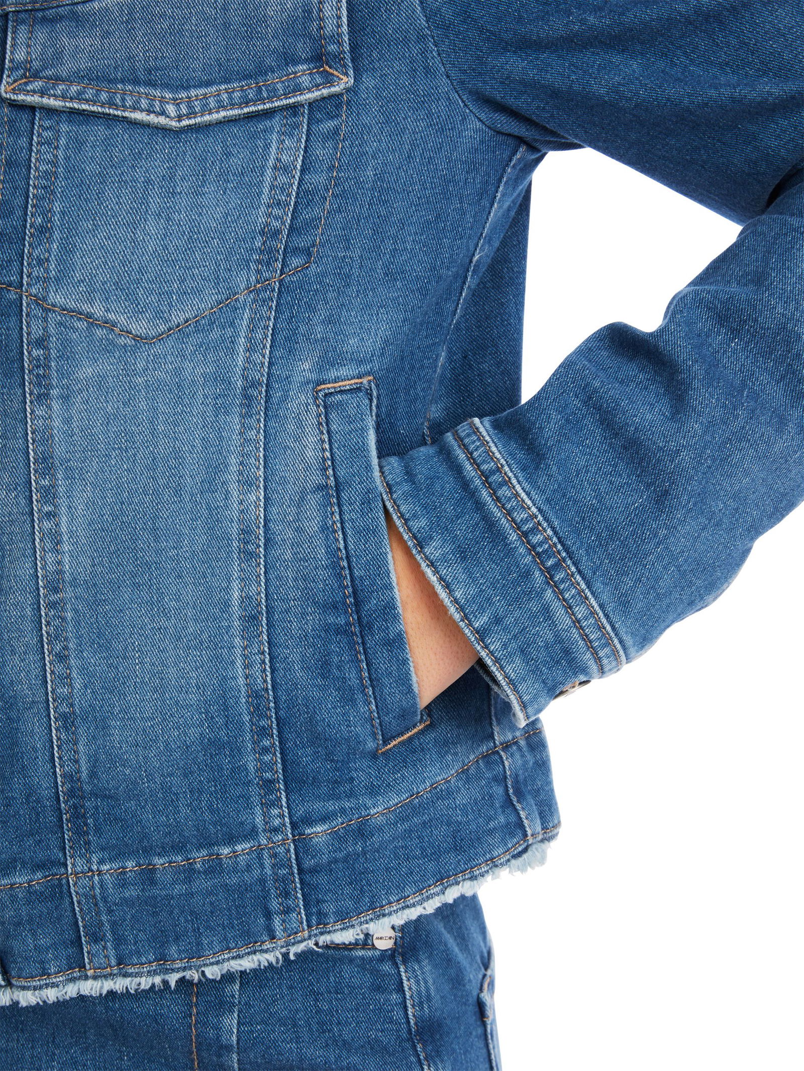Marc Cain Additions |  Marc Cain Additions Jeansjacke  | 42 | blue denim