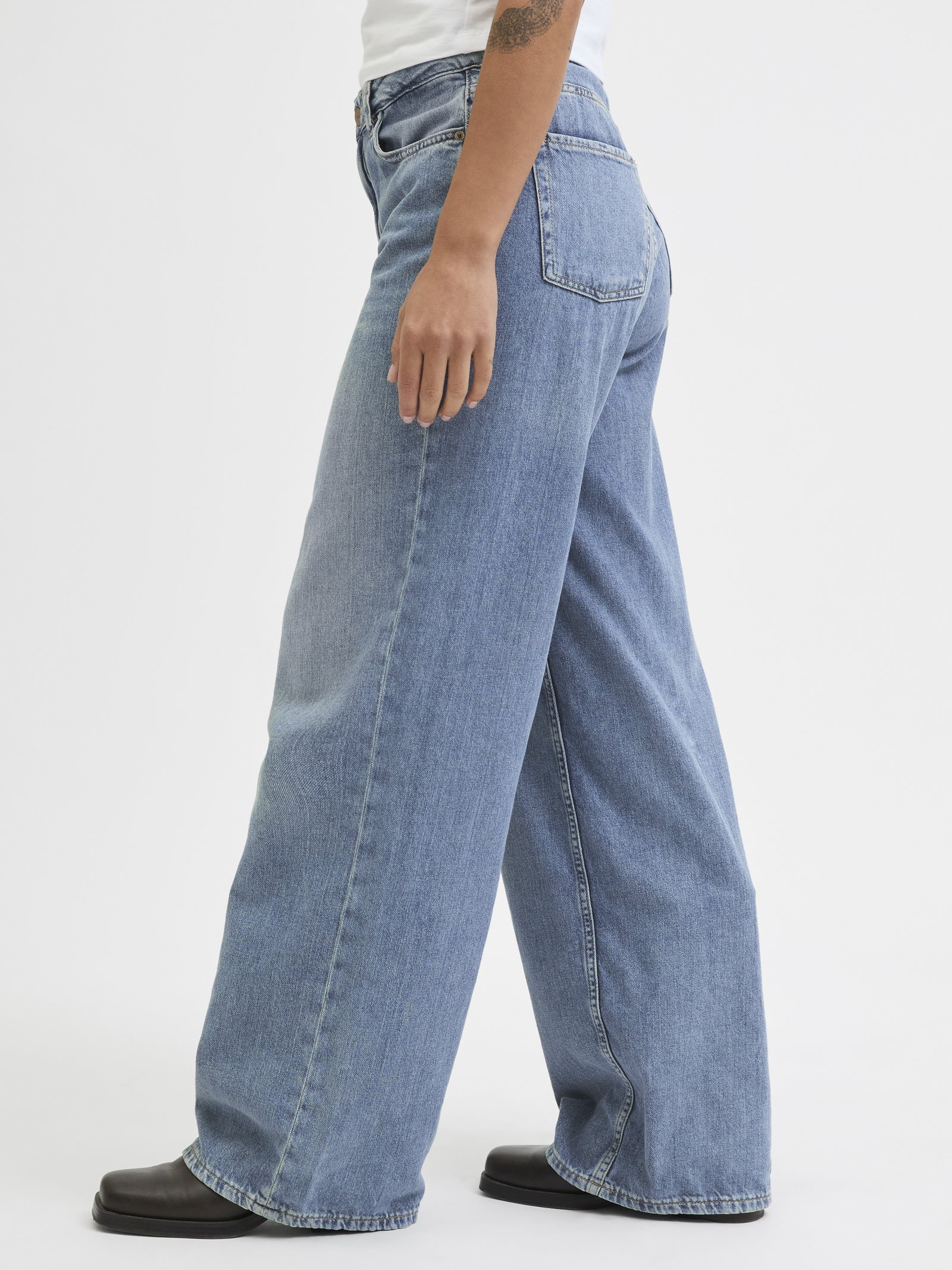 JXTOKYO WIDE HW JEANS R6078 DNM NOO, Light Blue Denim #6