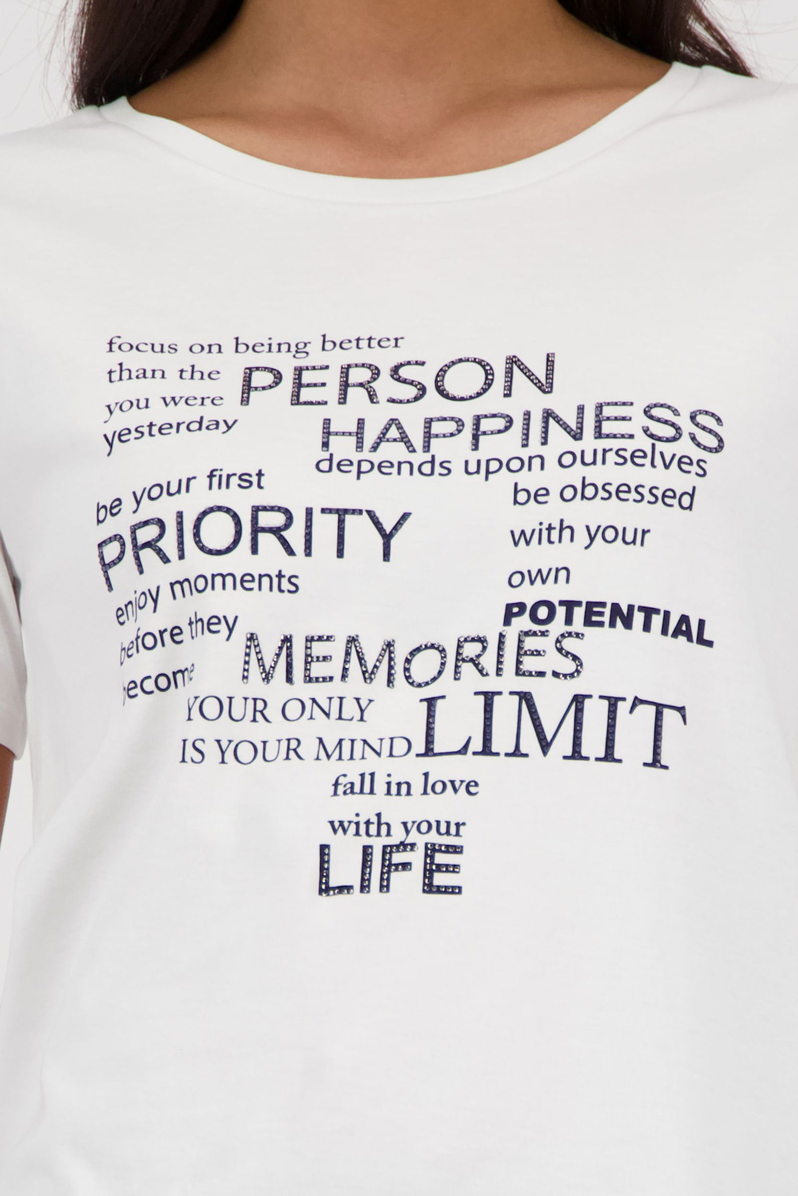 Monari |  T-Shirt, marine | 44