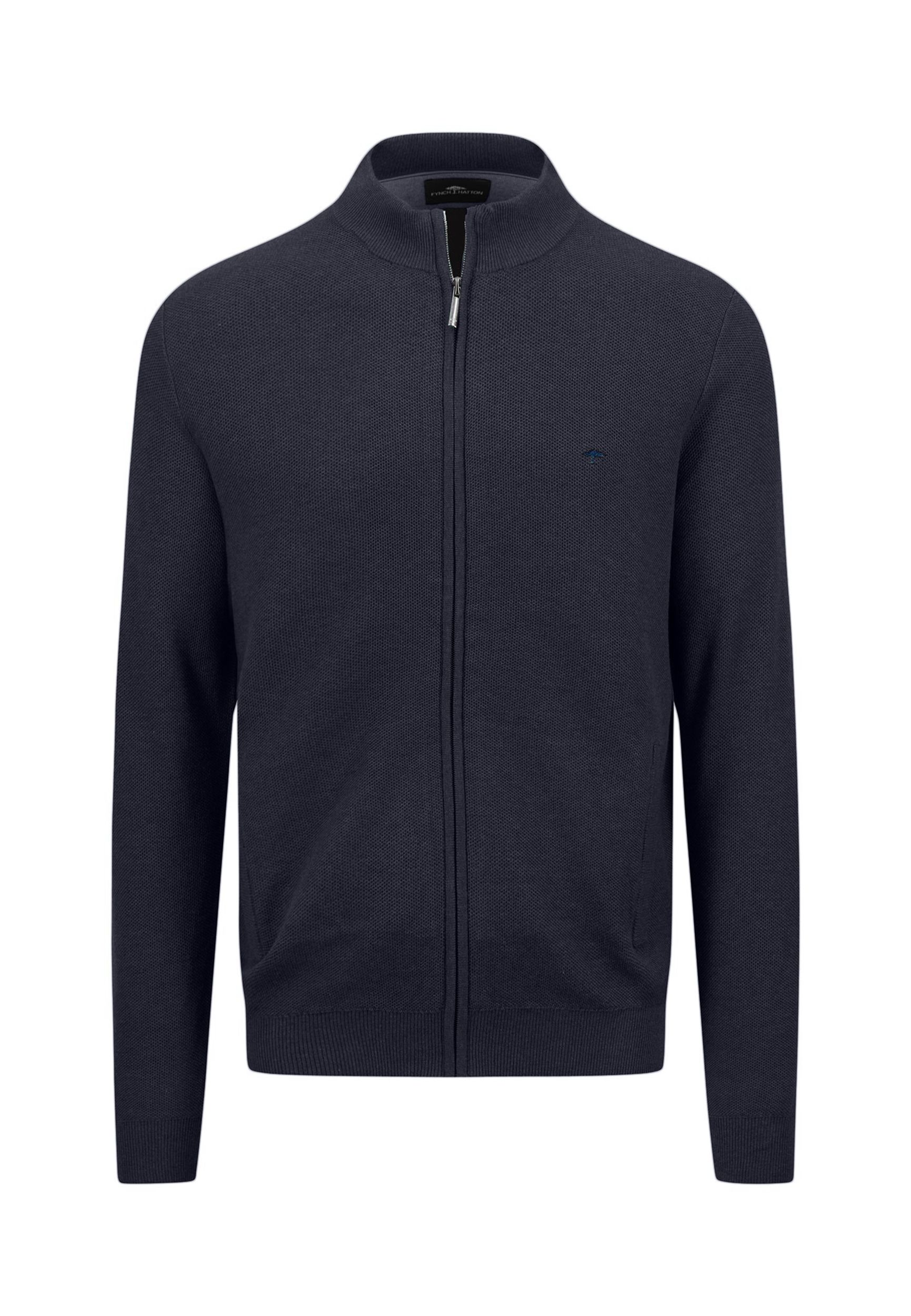  |  Cardigan-Zip, Structure | XL | navy