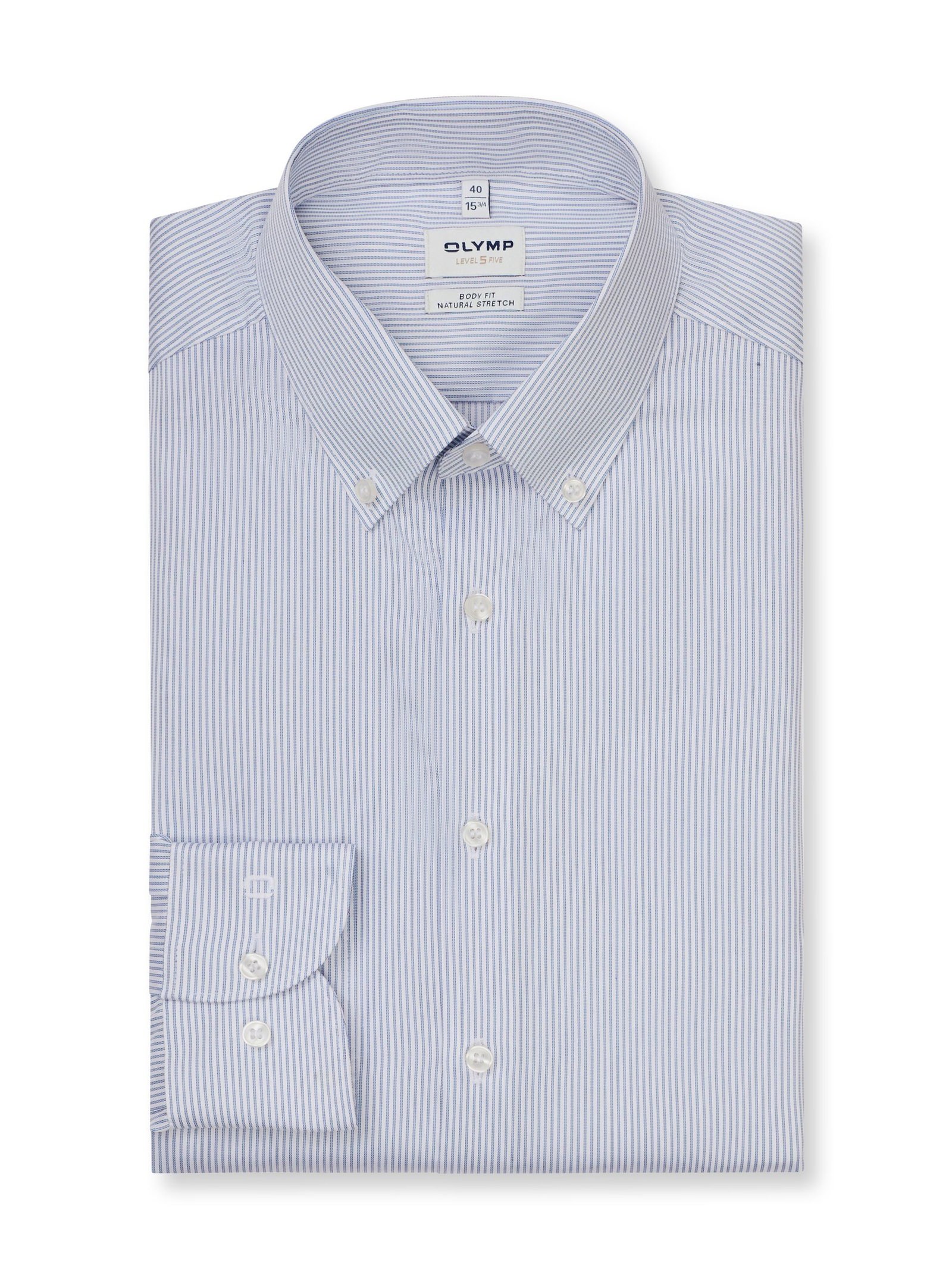 Olymp |  Olymp Hemd Slim Fit  | 44 | bleu