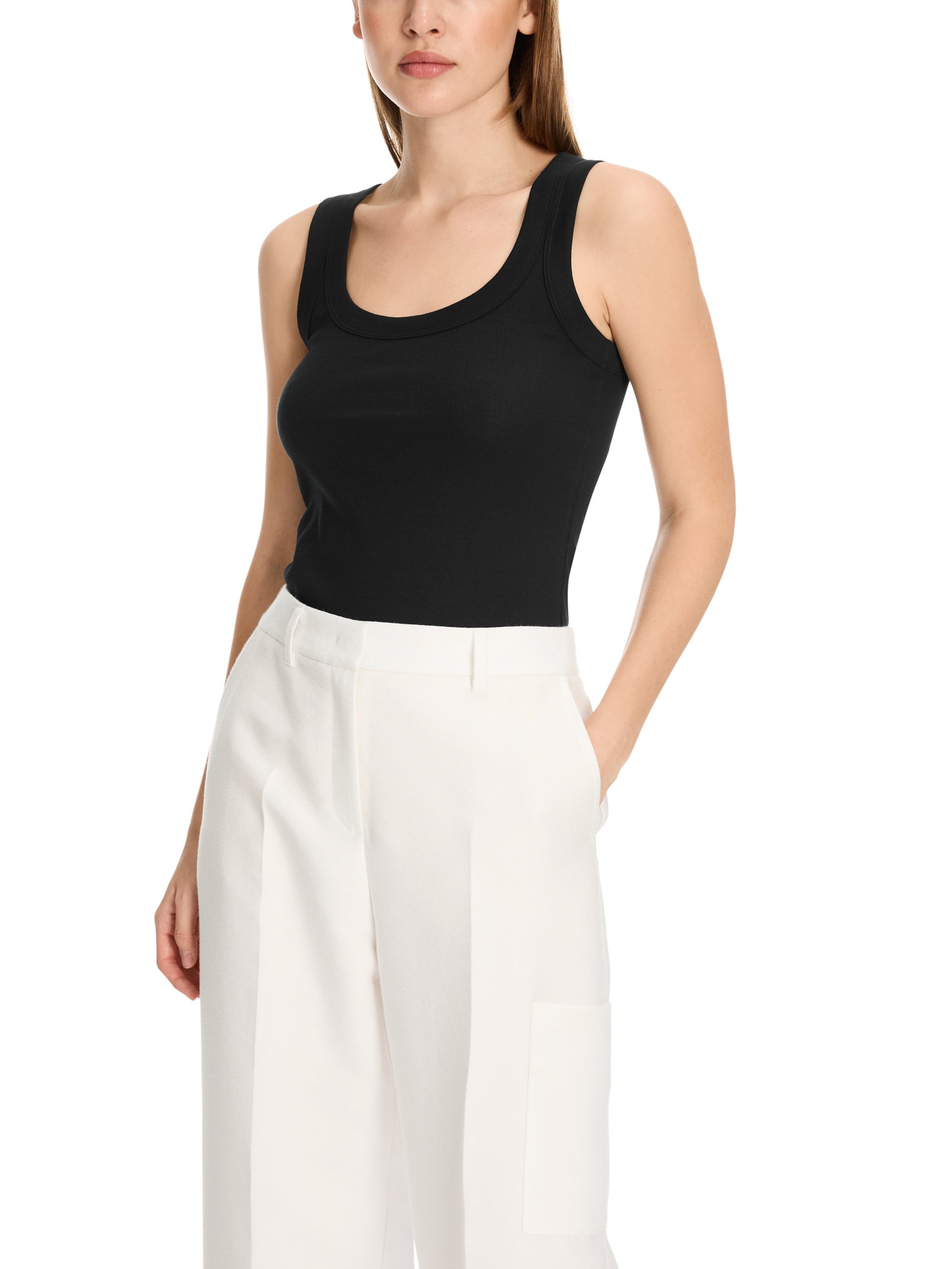 Marc Cain Tanktop aus Feinripp #5