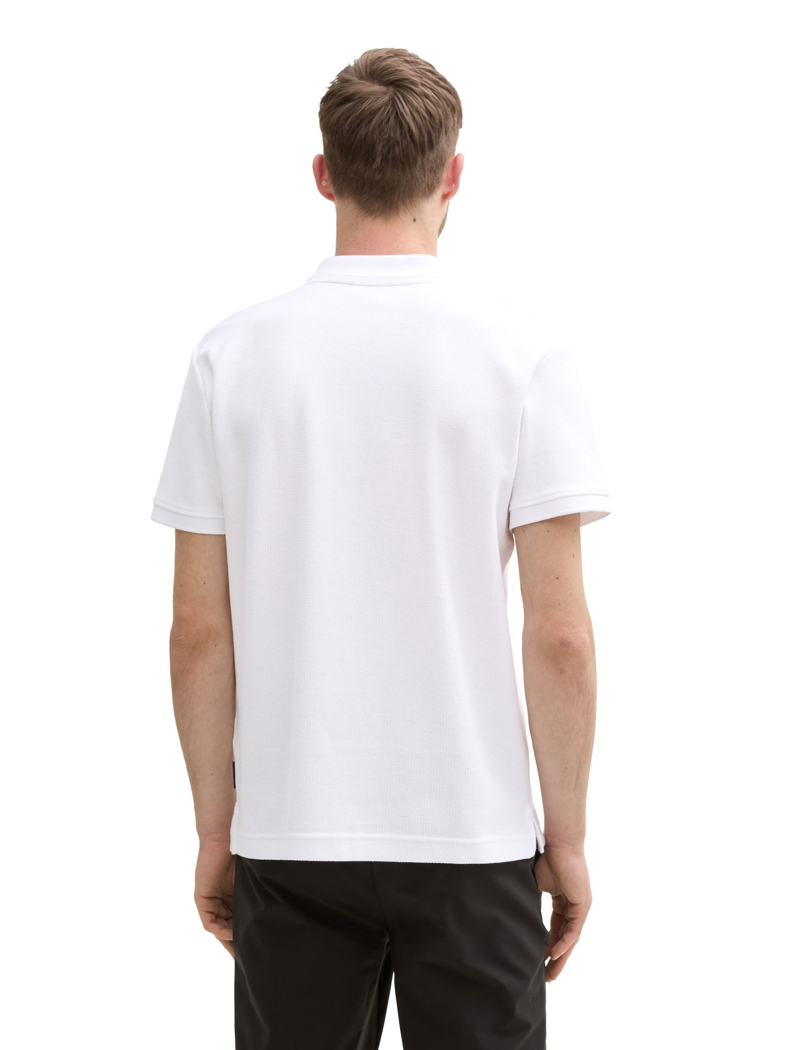  | Jersey Poloshirt aus Baumwolle | XXL | white