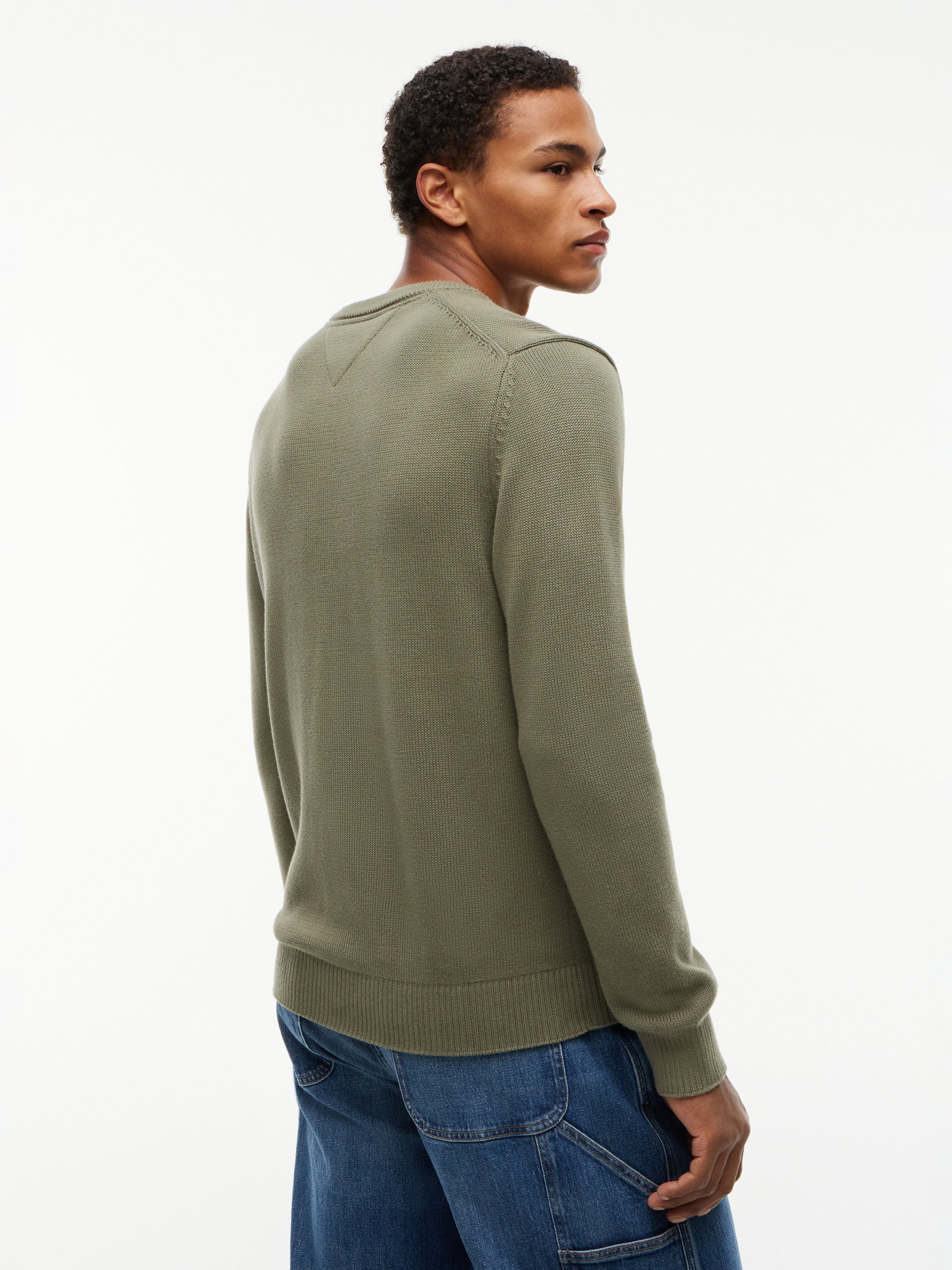 TJM SLIM ESS SWEATER EXT, GREEN #4