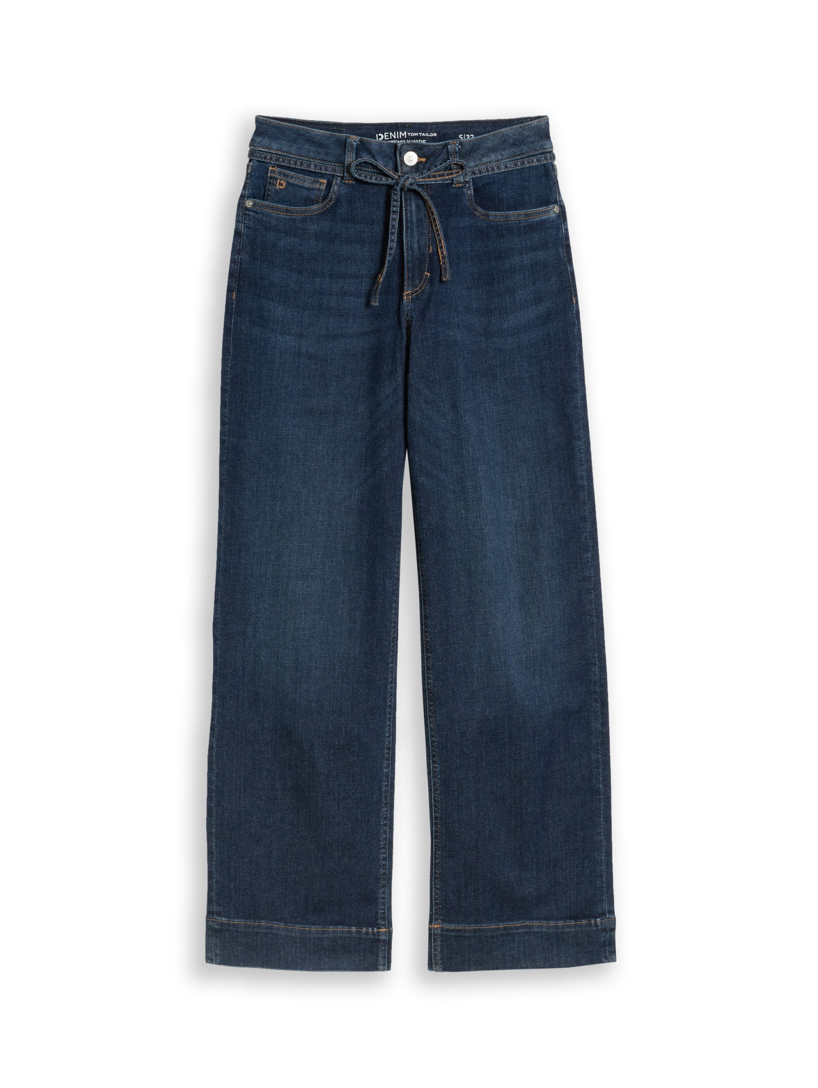TTEMILY WIDE, Used Dark Stone Blue Denim #1