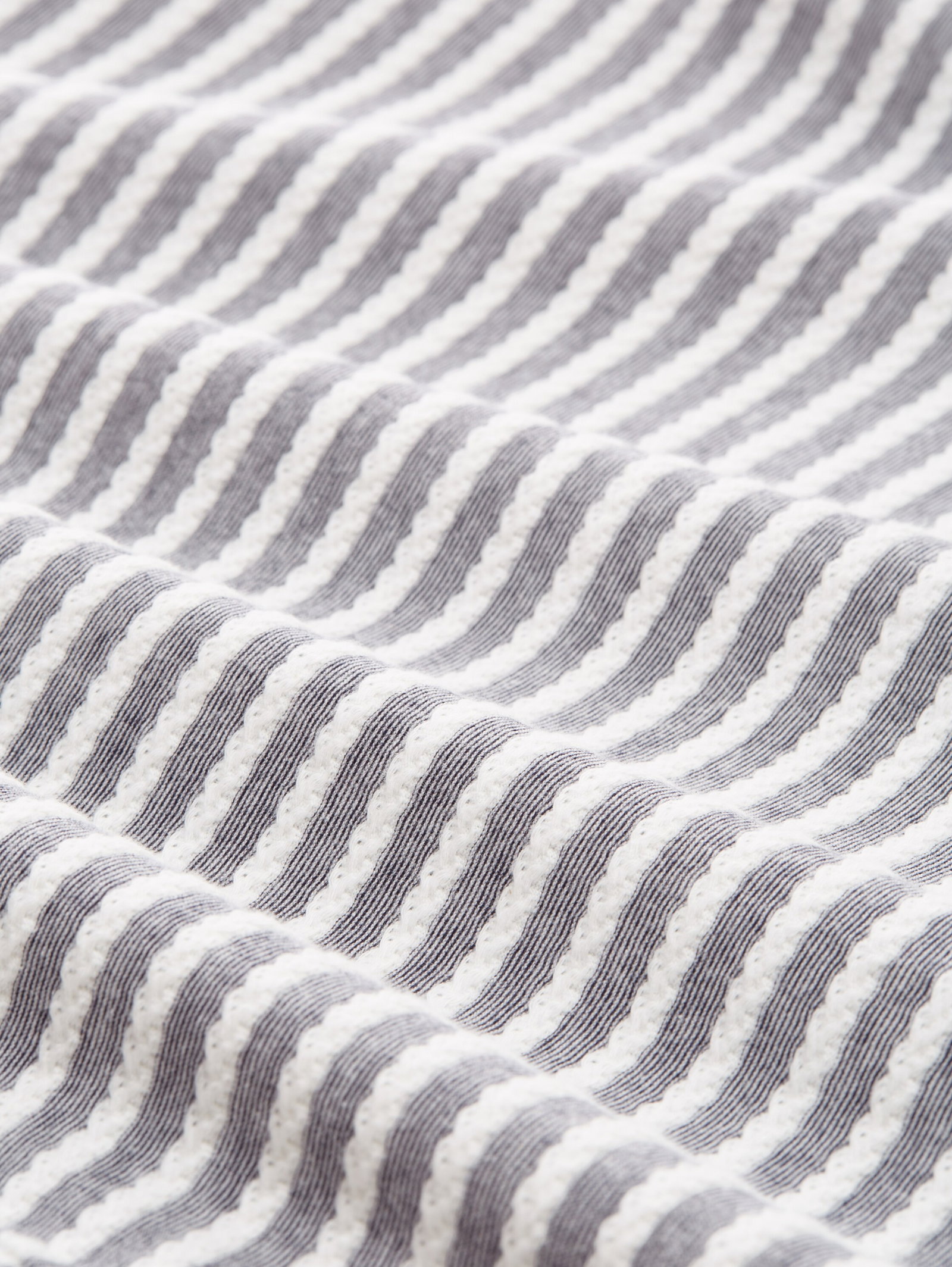 striped jacquard sweatshirt, blue white structured stripe #2