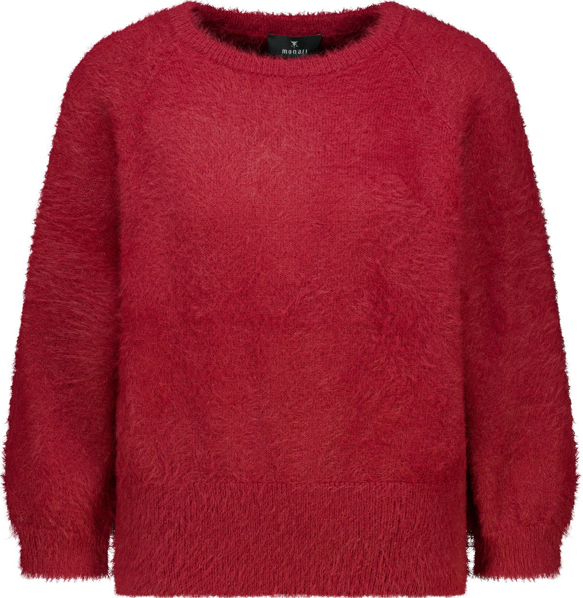 Pullover, red dahlia #1