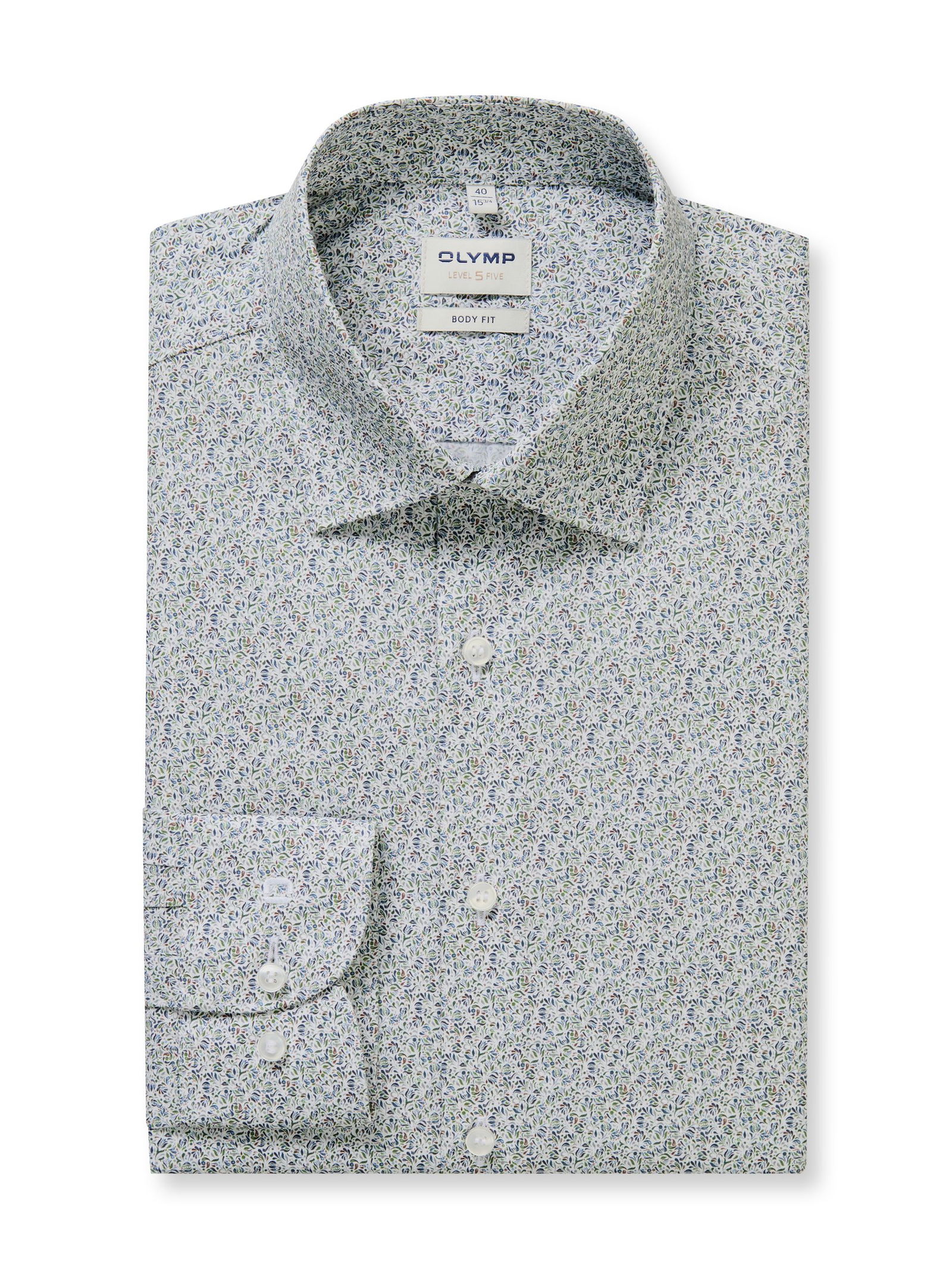 Olymp |  Olymp Hemd Slim Fit  | 42 | hellgrün