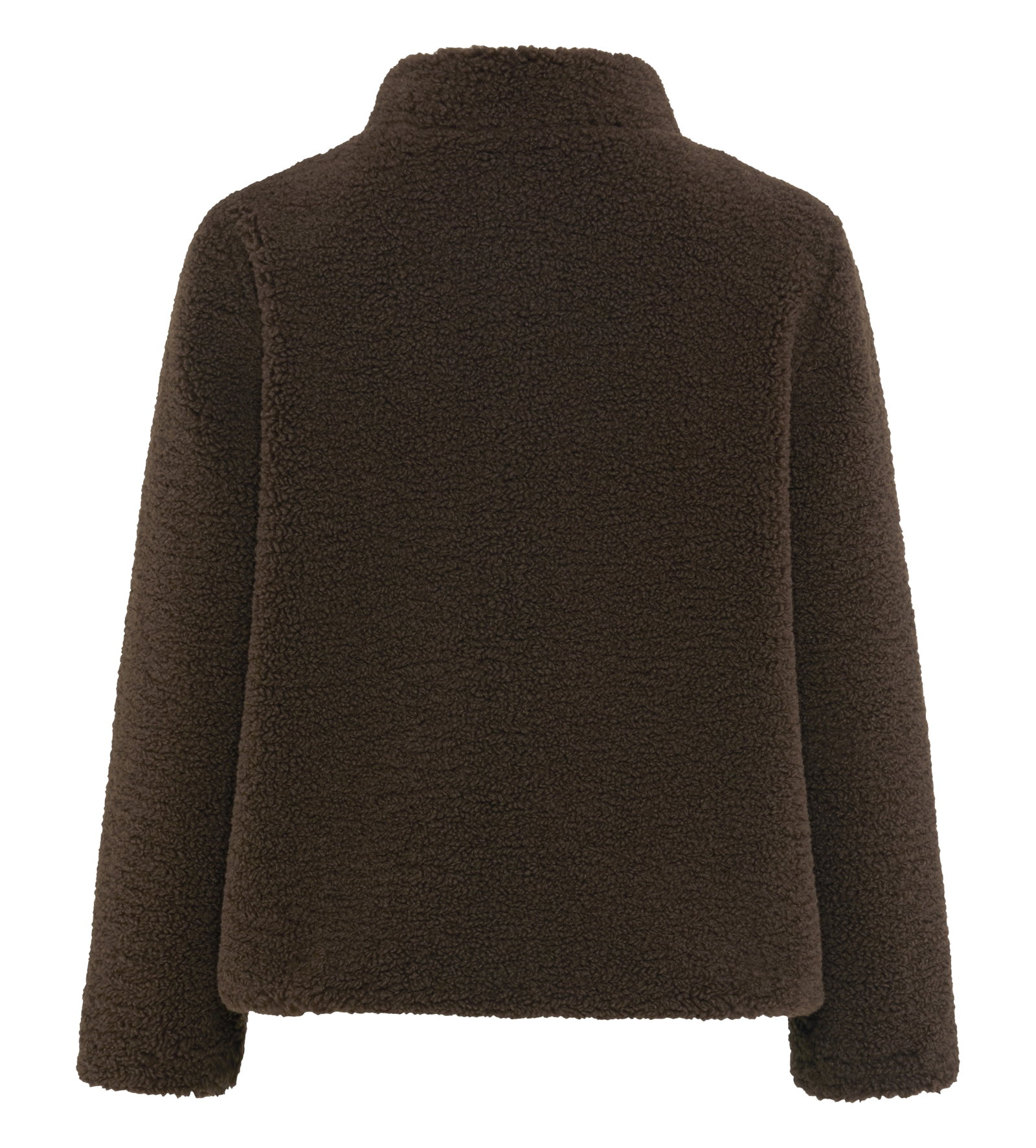 JACKE WEBPELZ, DUNKELBRAUN #2