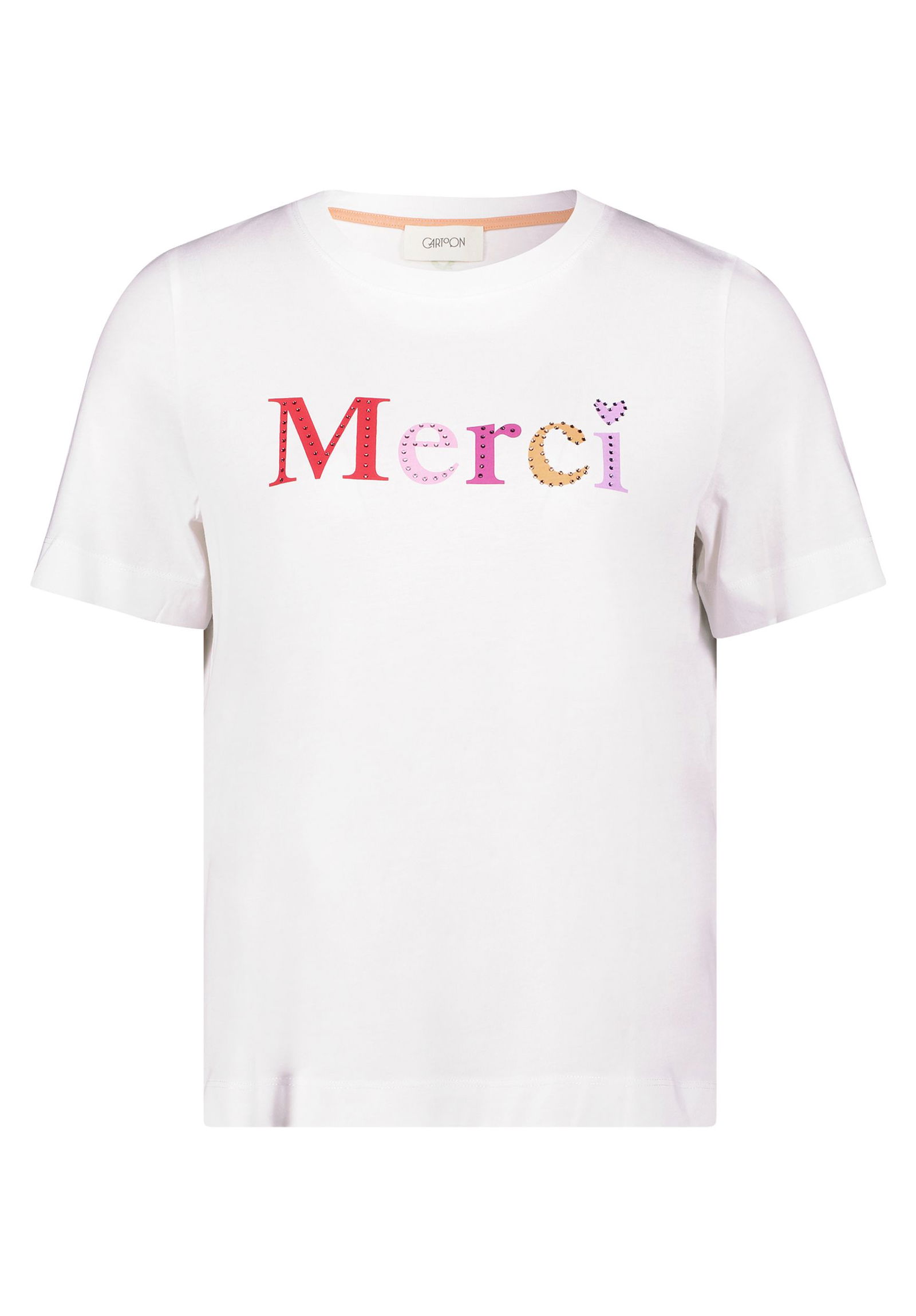 Cartoon | Cartoon T-Shirt | 42 | patch cream/pink