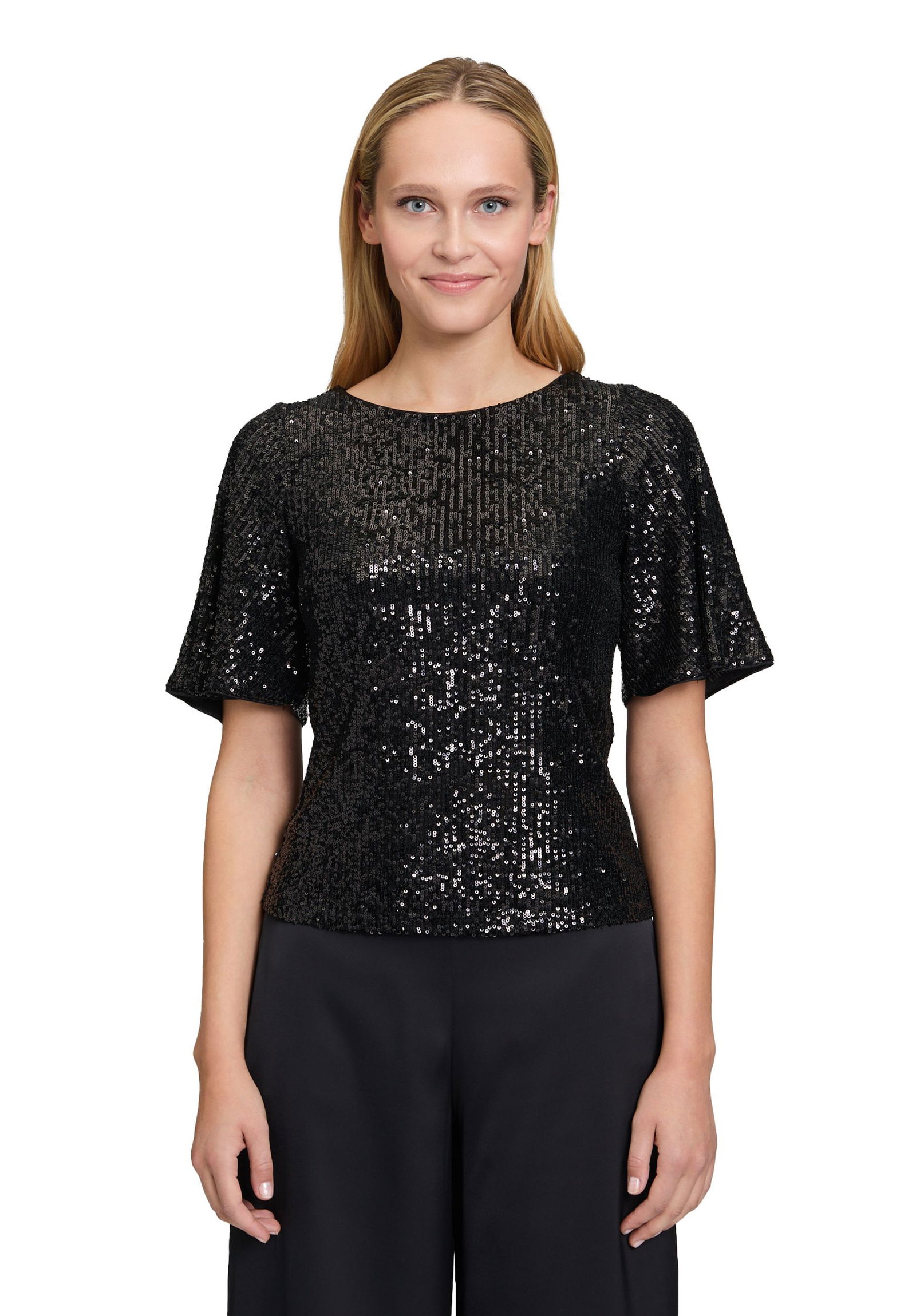 V by Vera Mont |  V by Vera Mont  Pailletten-Top | 38 | schwarz