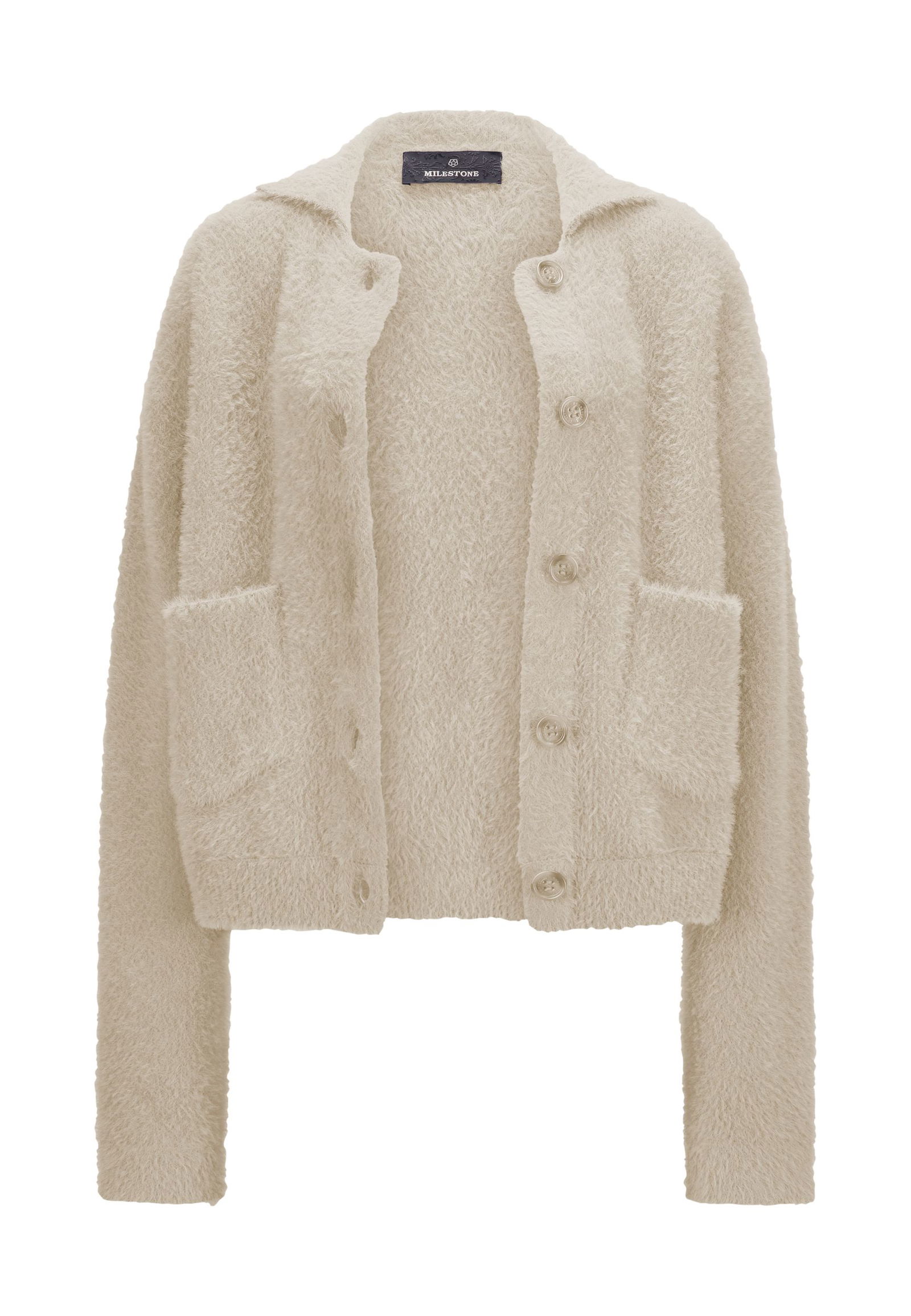 Milestone | Milestone Strickjacke | Cardigan | L | creme
