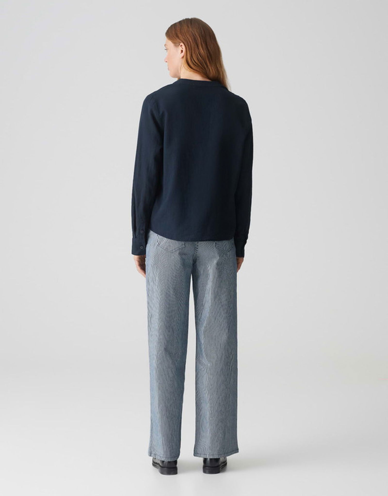 Opus |  Opus Druckbluse  | 38 | coal blue