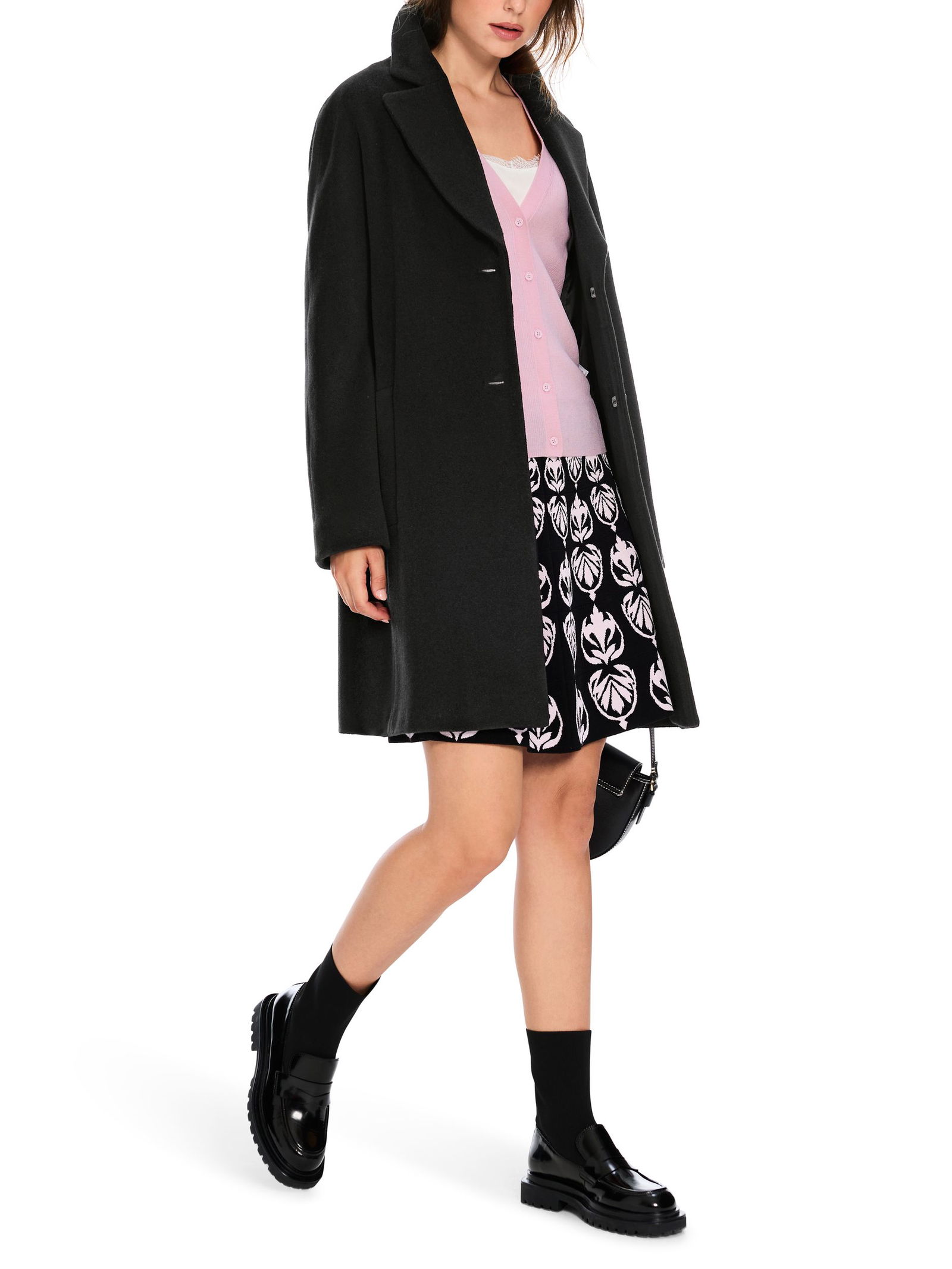 cc14e0b52a4c8e0d8c141548a013ccab Marc Cain Additions | Marc Cain Additions Wollmantel | 44 | black