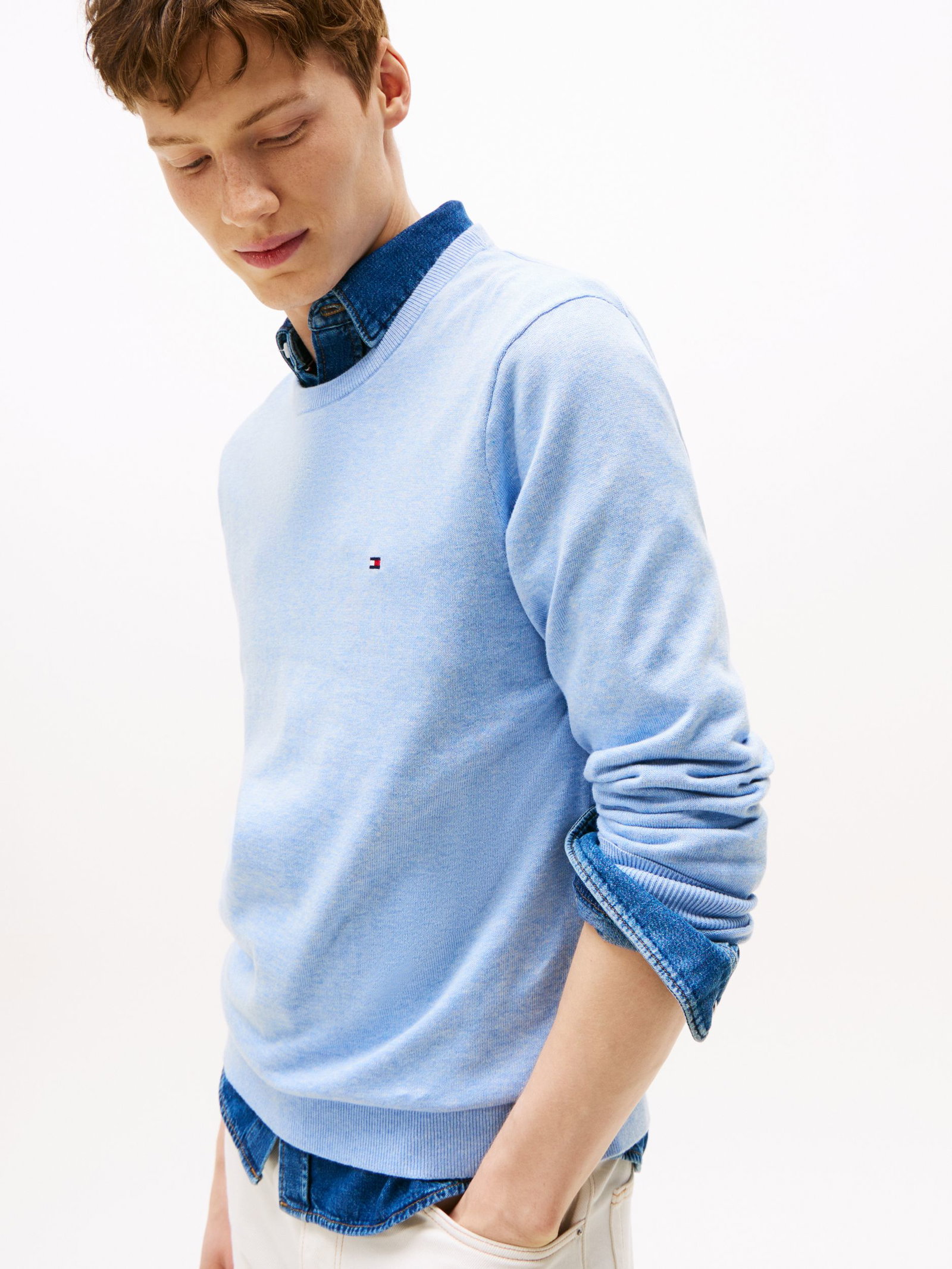 9ee53eaa2f26cef10ca50275c93f57ce Tommy Hilfiger | Tommy Hilfiger Pullover | XL | vessel blue heather