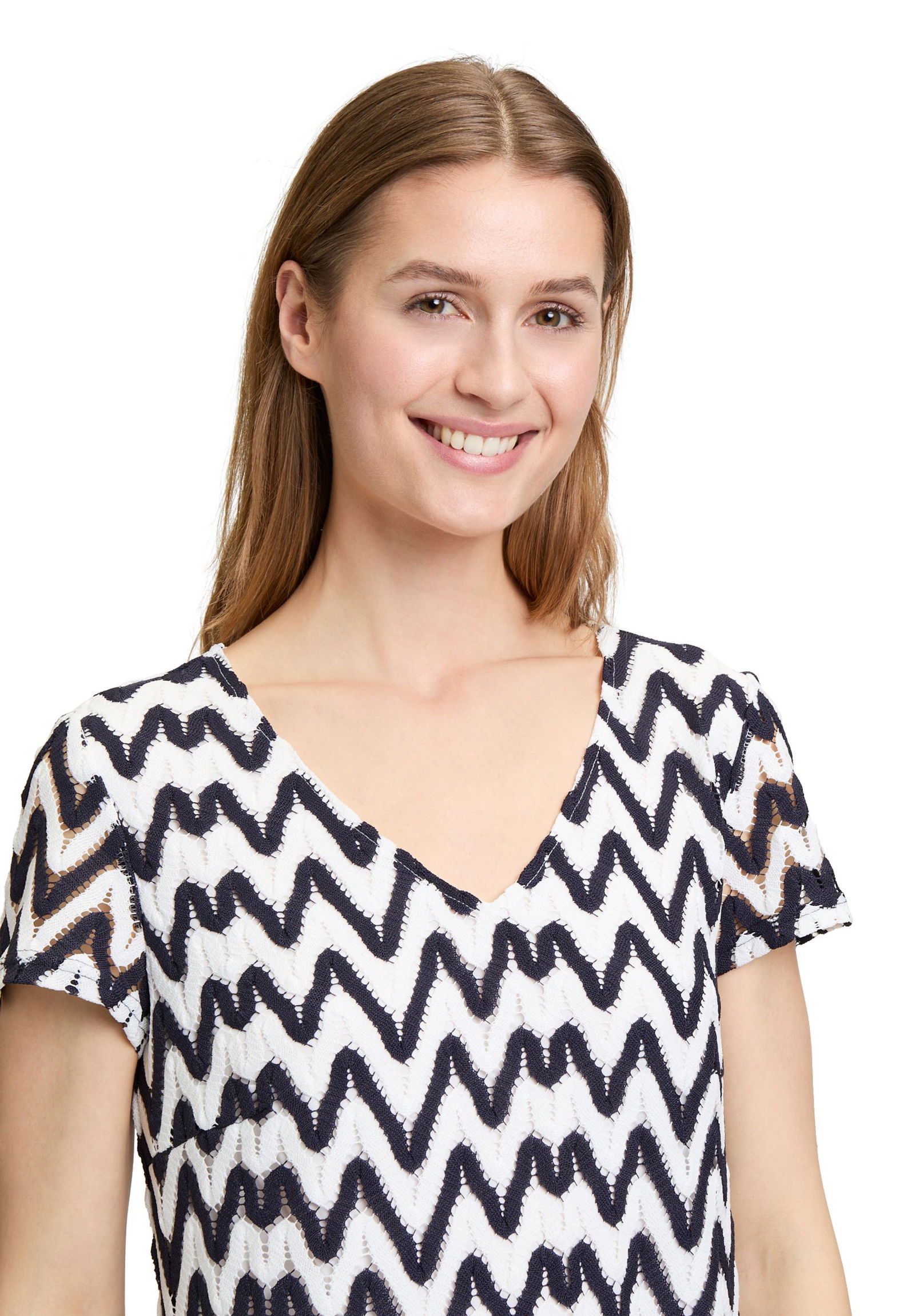Betty Barclay |  Betty Barclay Freizeitkleid  | 44 | dunkelblau/weiß