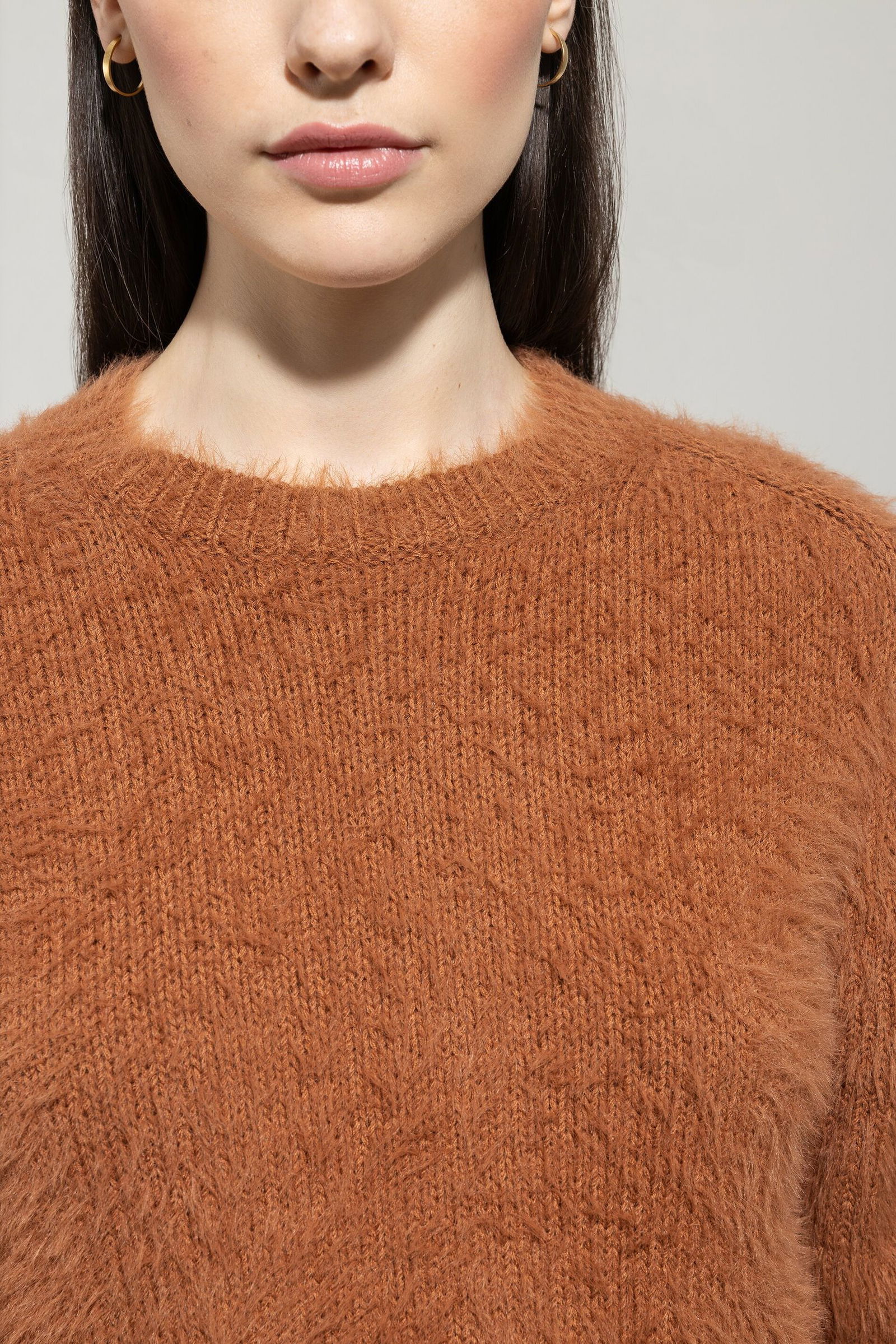  | Halbarm-Pullover, cinnamon | 42 | 1952_668
