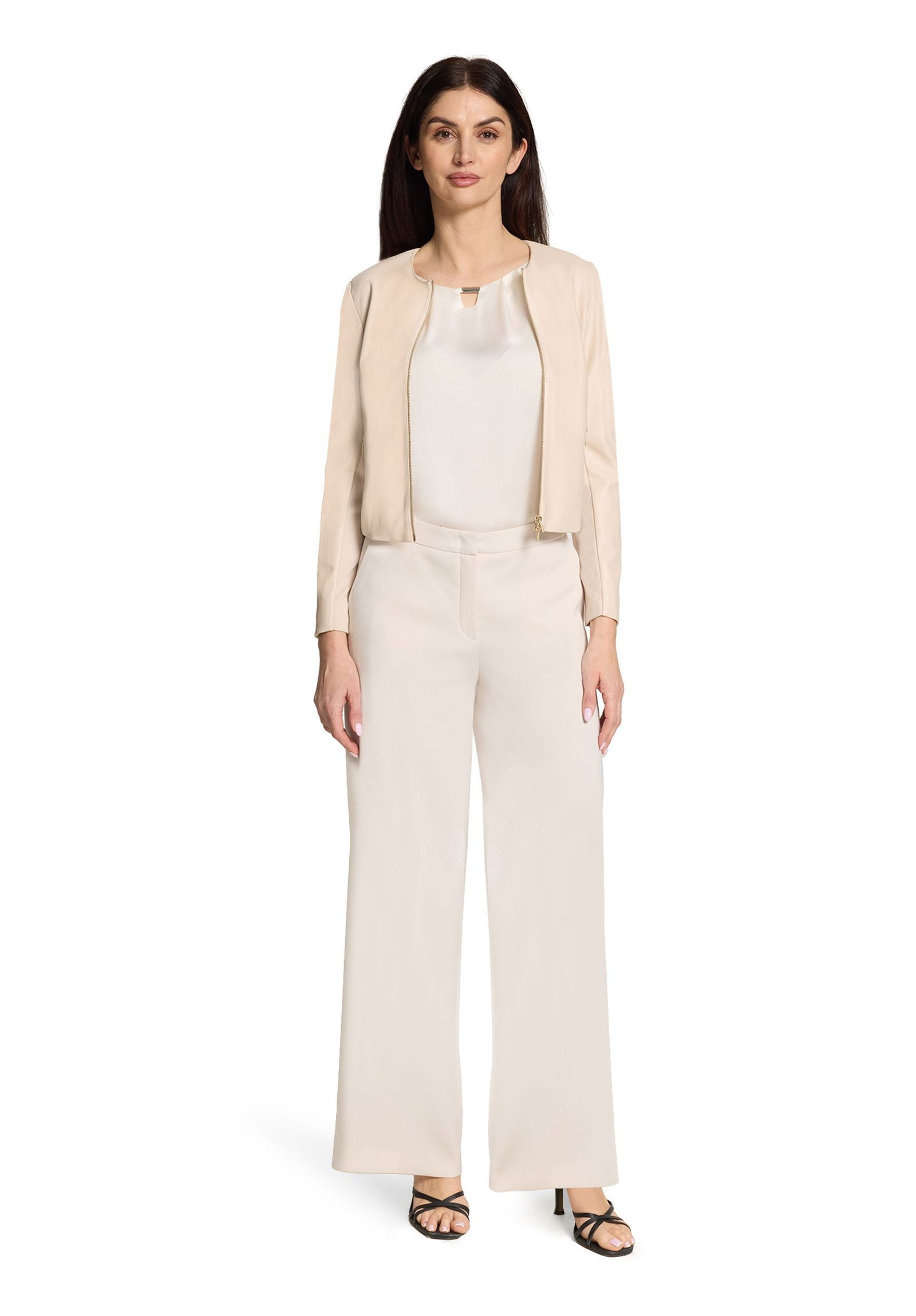 Vera Mont |  Vera Mont Blazer-Jacke | 48 | crystal gray