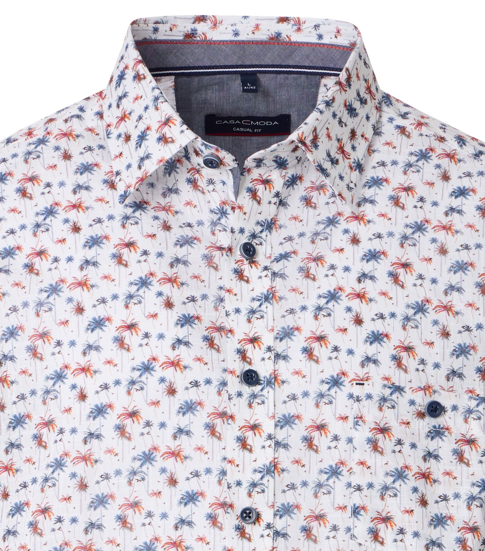 Casa Moda |  Freizeithemd Kurzarm | XXL | blau