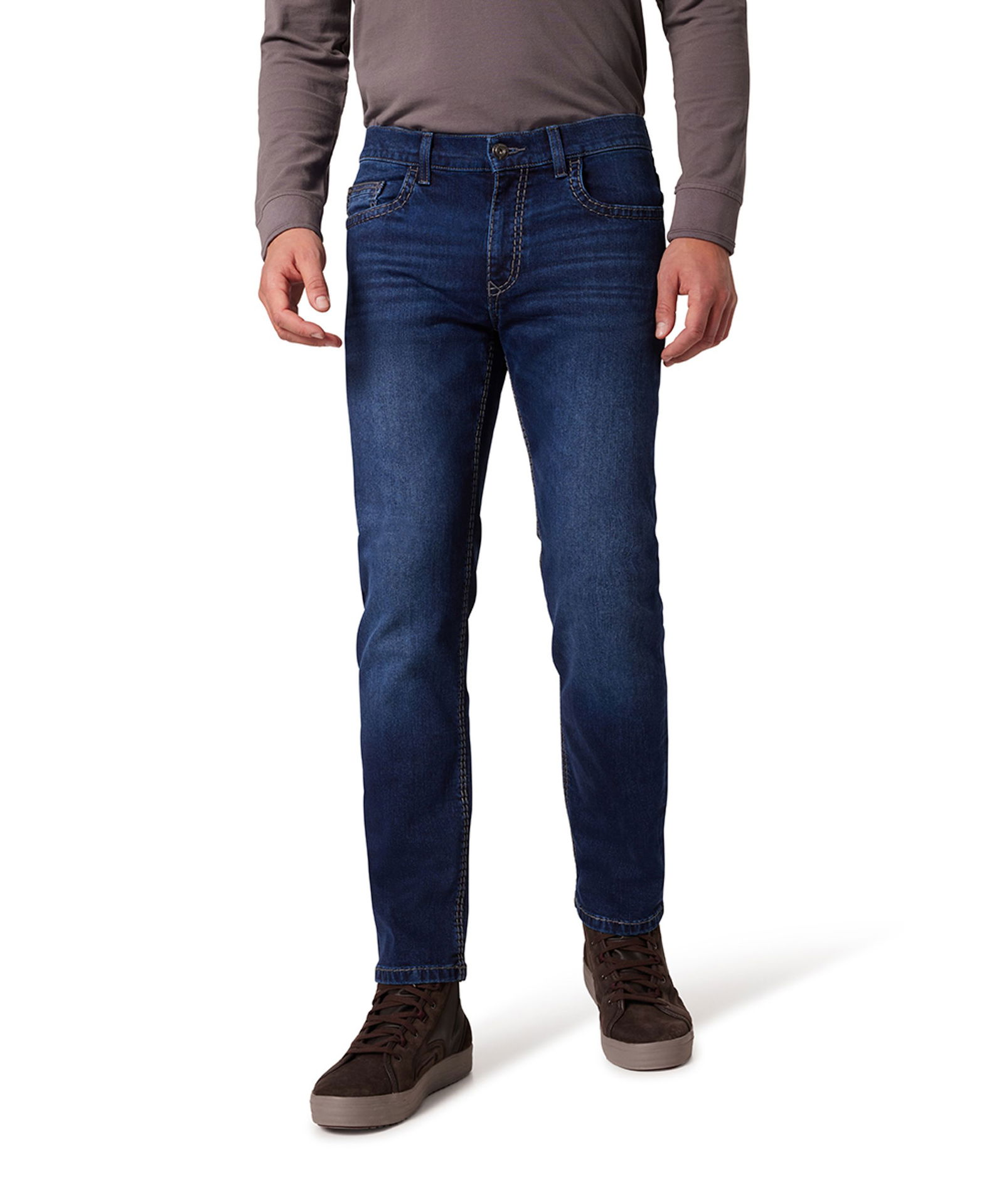 8b41d48042f1502b5b6e9f03ee931035 Pioneer |  Pioneer Regular Fit Jeans  | 34/34 | blue/black used whisker
