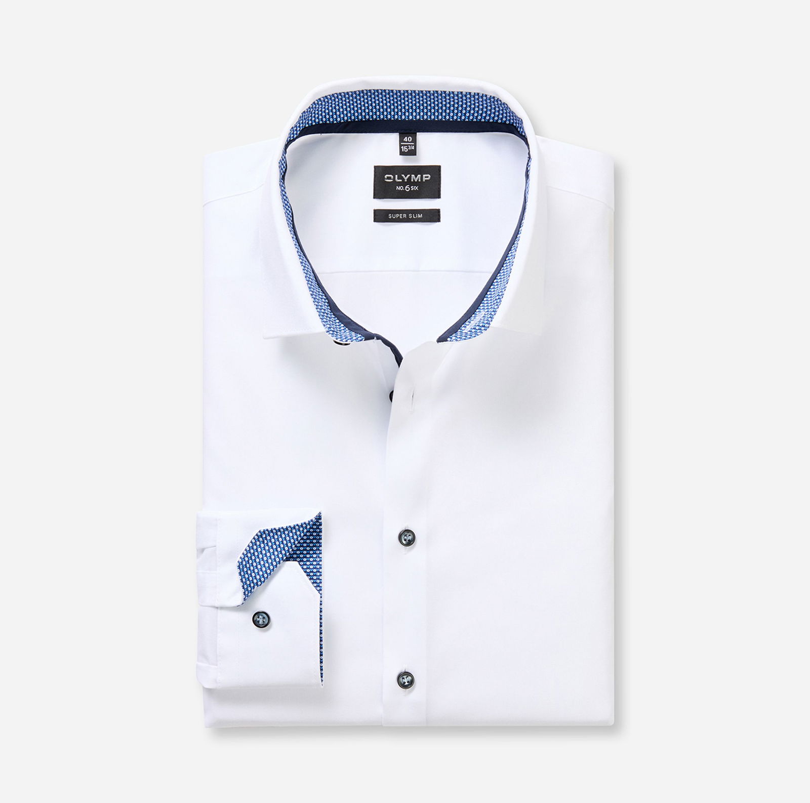 Olymp |  Olymp Hemd Slim Fit  | 44 | marine