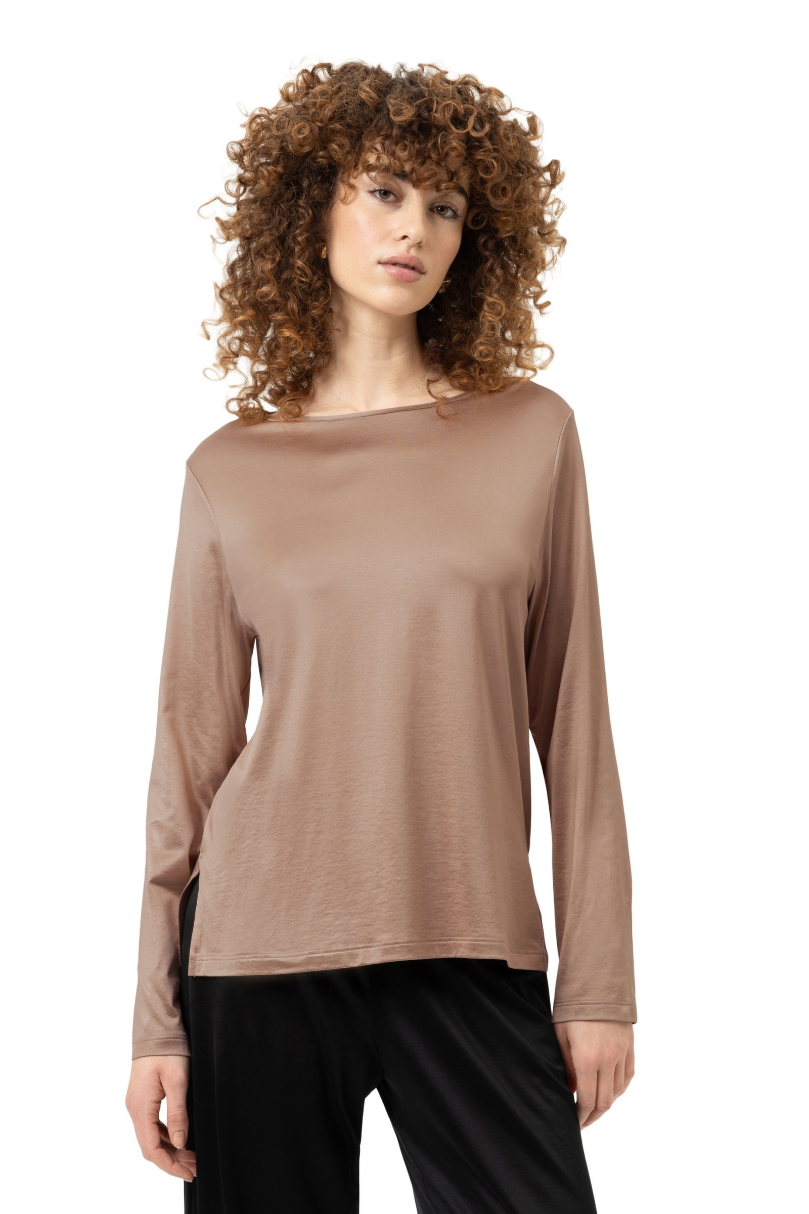 T-Shirt langarm, golden hazel #2