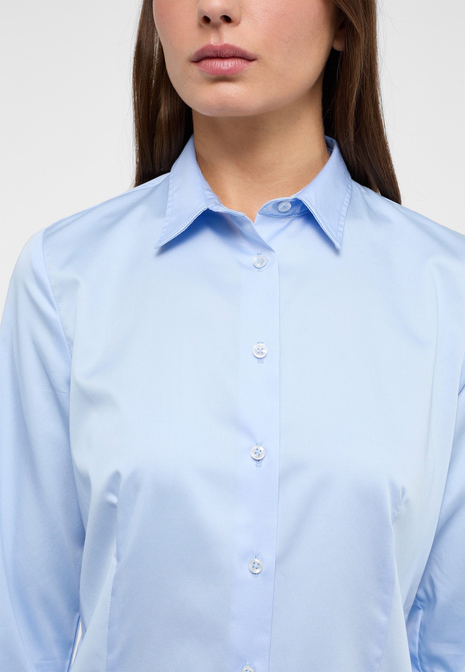 Eterna Bluse Satingewebe Langarm #3