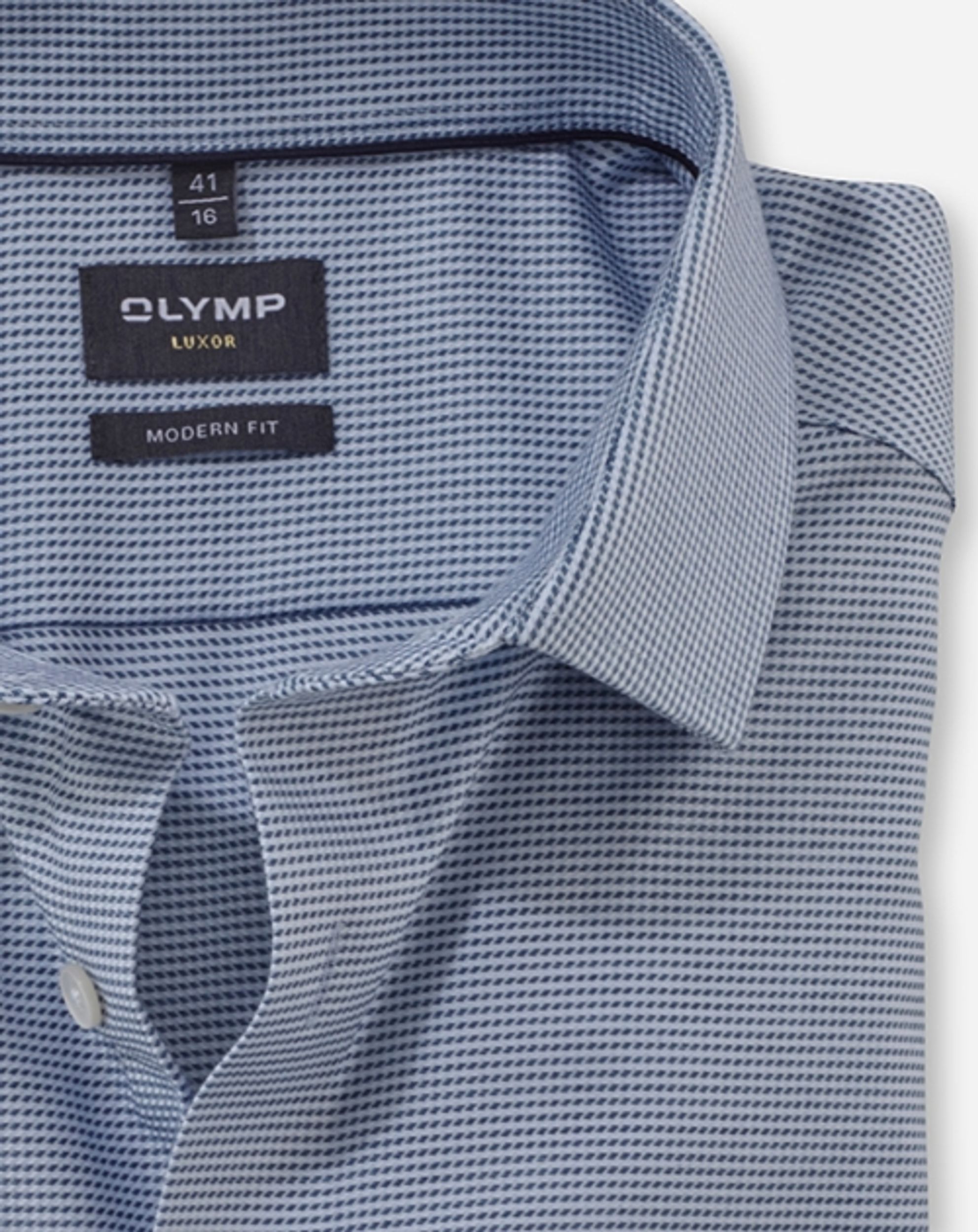 Olymp |  Olymp Hemd Modern Fit  | 41 | bleu