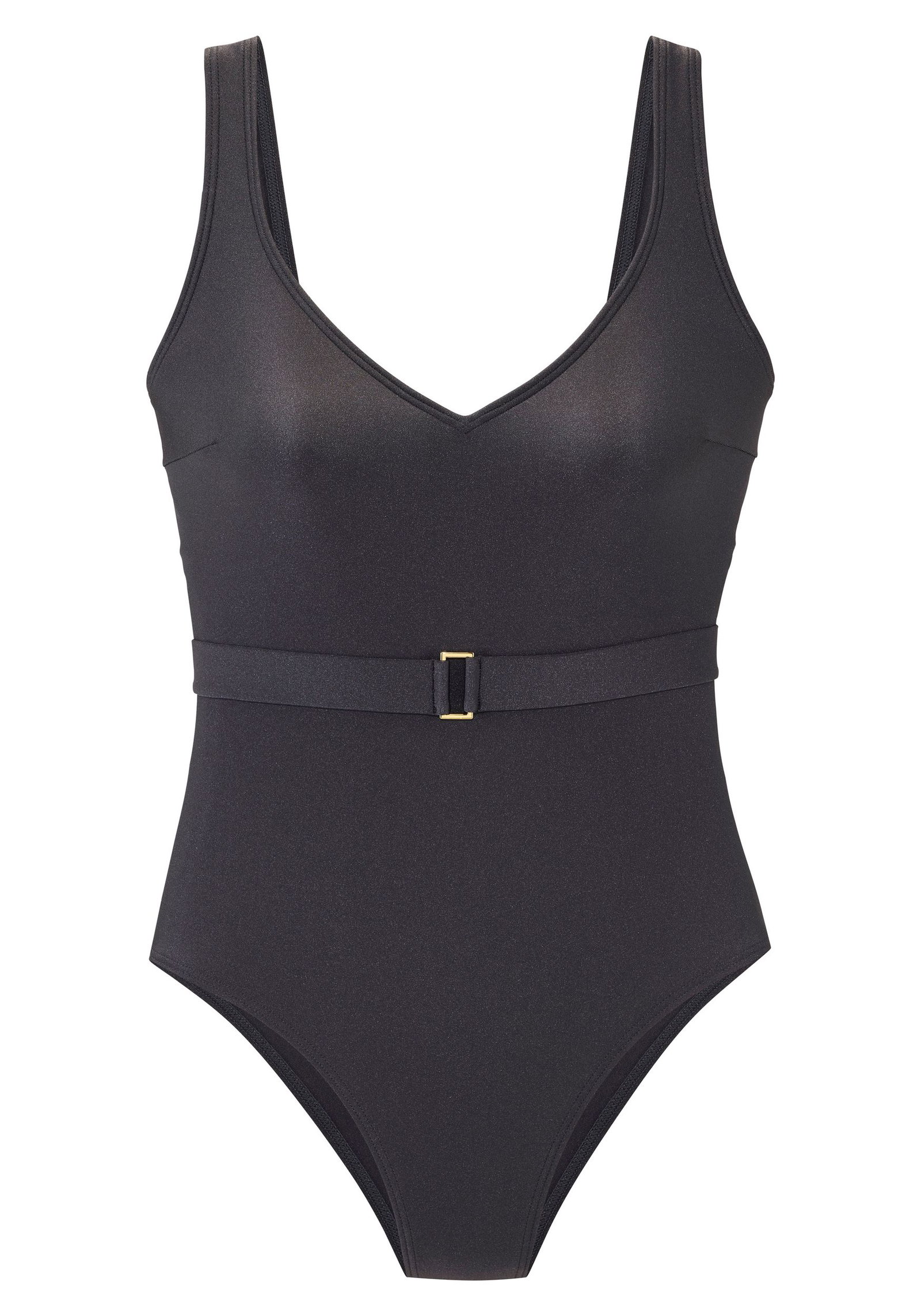 77f0f9385e6f781e2263e6537482df4f Lascana | Lascana Badeanzug | 40A/B | anthracite